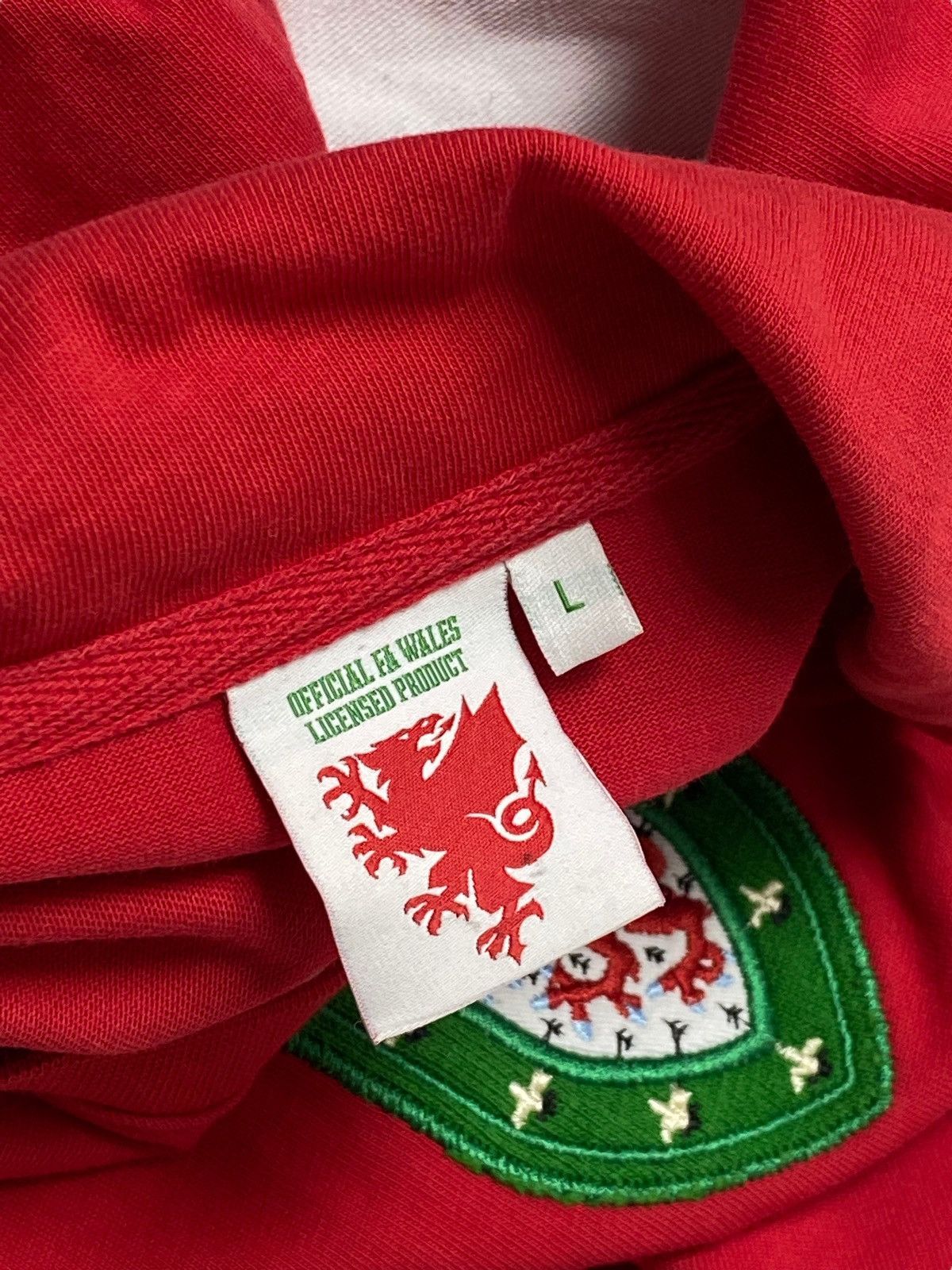 Vintage Vintage WALES Gumry 10 Red Polo Shirt Big Logo Size US M / EU 48-50 / 2 - 3 Thumbnail