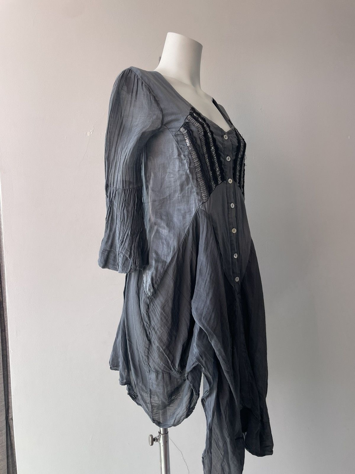 Vintage Italian silk dress Size S / US 4 / IT 40 - 13 Thumbnail