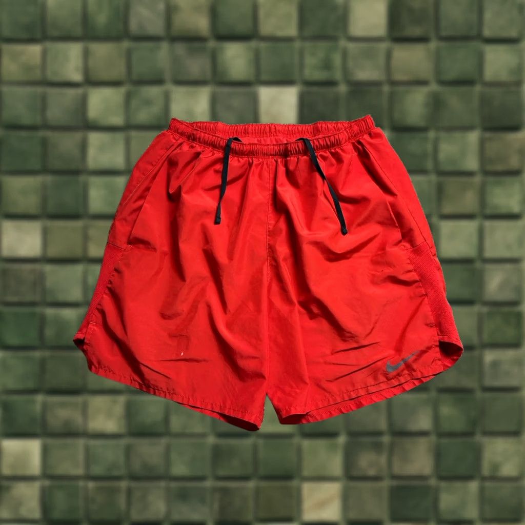 Nike Nike Challenger Shorts Mens Large Red 7" Lined Running Bright CZ9066 Size US 33 - 1 Thumbnail