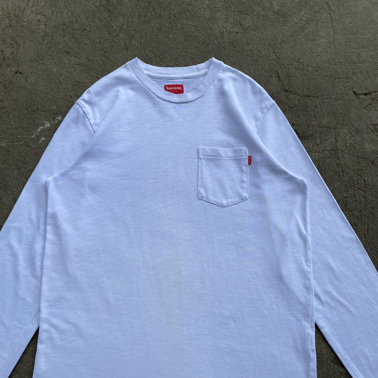 Supreme Supreme White Pocket Longsleeves Size US M / EU 48-50 / 2 - 2 Thumbnail