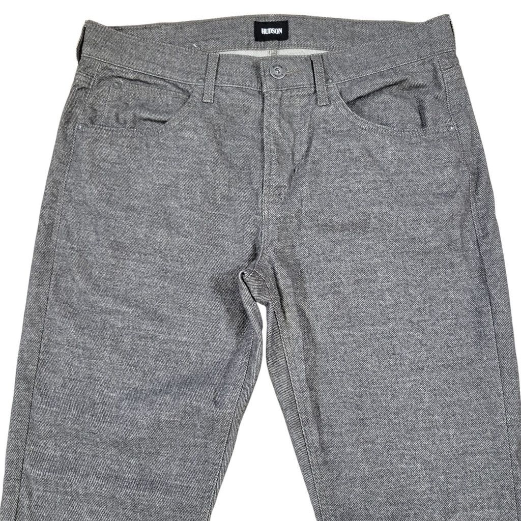 Hudson HUDSON Blake Slim Straight Zip Fly Cotton Polyester Size US 33 - 7 Thumbnail