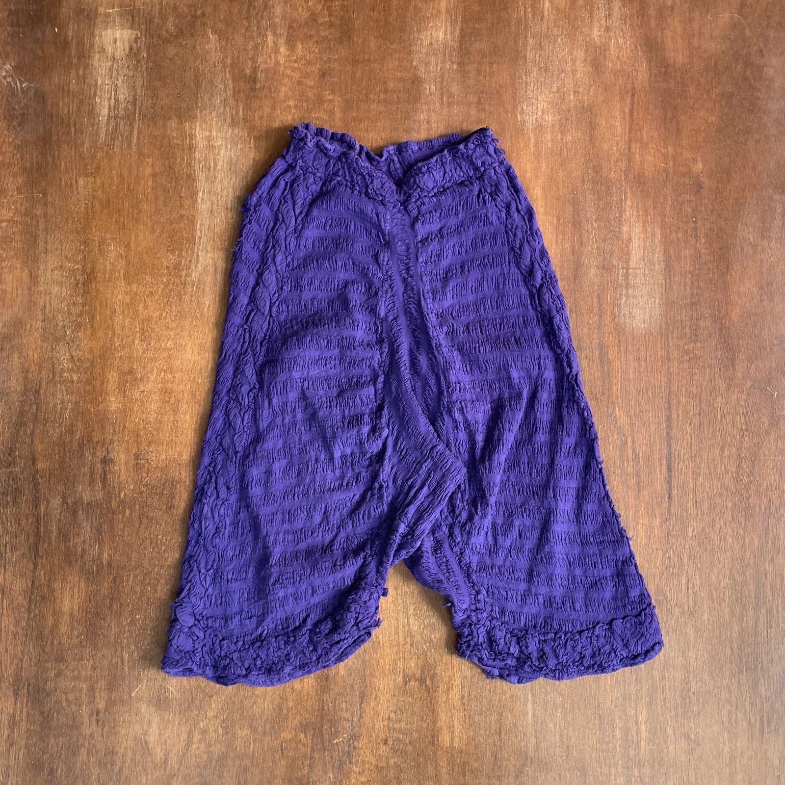 Issey Miyake ISSEY MIYAKE Me Deep Purple Jort Pants Size US 26 / EU 42 - 1 Thumbnail