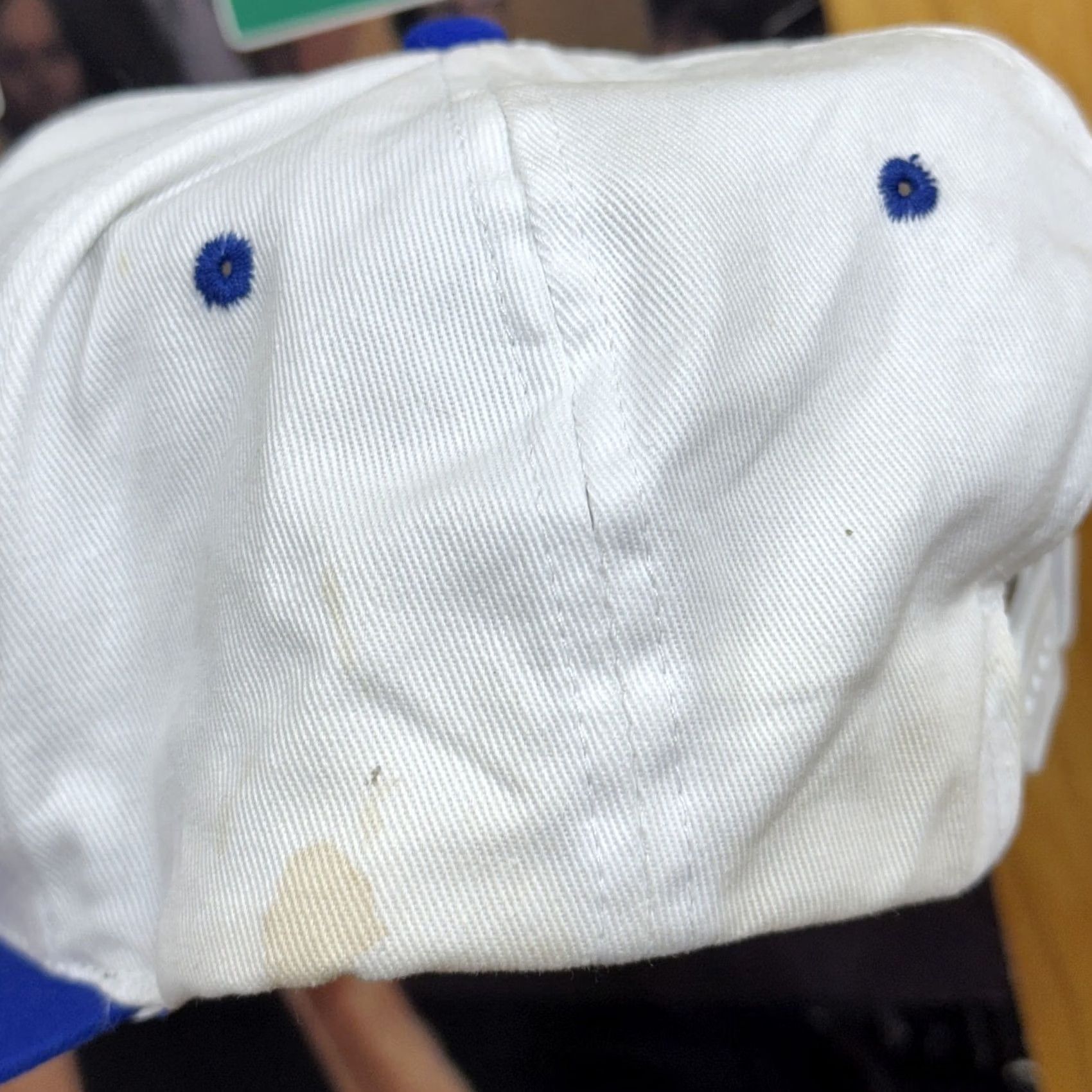 Disney VINTAGE Walt Disney World Hat Cap Snap Back White Blue 25th Anniversary Mens 90s Size ONE SIZE - 6 Thumbnail