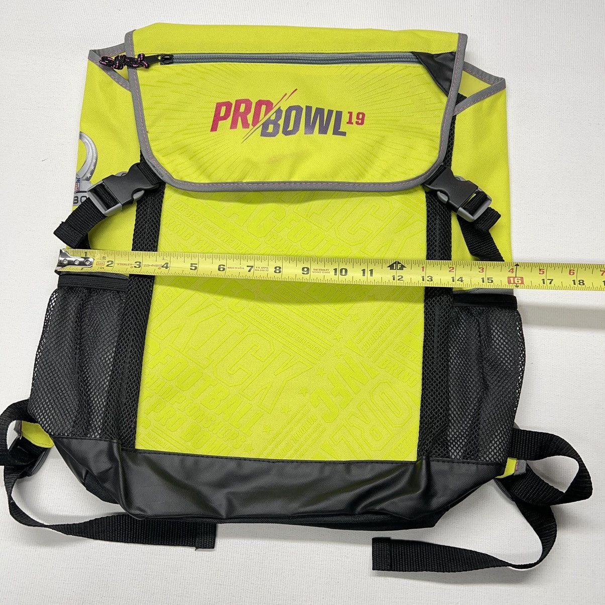 NFL NFL Pro Bowl Backpack Yellow Bag Orlando 2019 Football Sport Size ONE SIZE - 15 Thumbnail