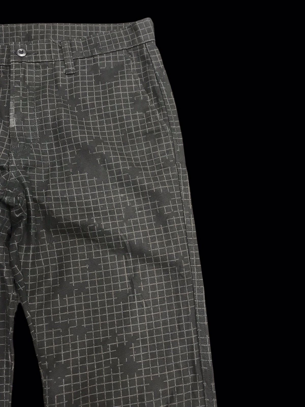 Japanese Brand 💥MINIMALIST💥PPFM Plaid Motive Half Cargo Pant F79 Size US 30 / EU 46 - 4 Thumbnail