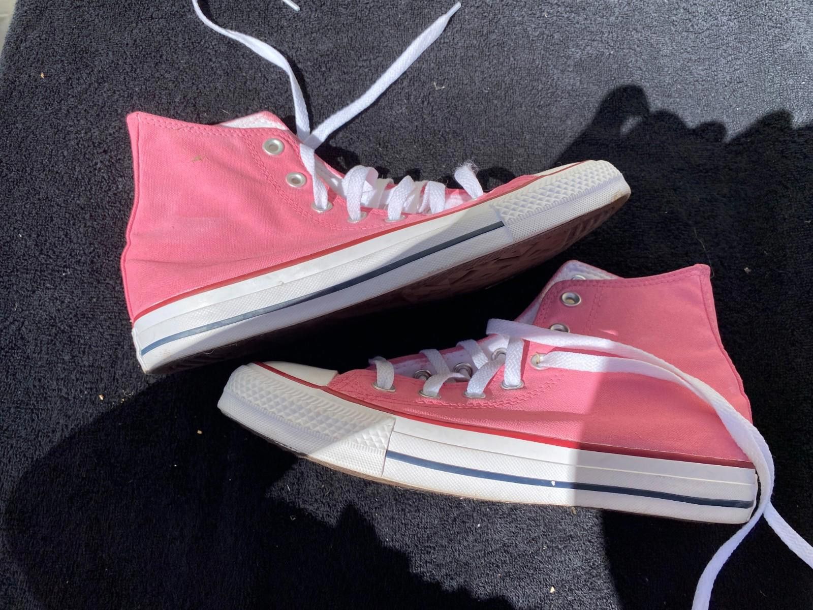 Converse Womens Converse Chuck Taylor All Star High Tops Sz. 8 (S629) Size US 8 / IT 38 - 4 Thumbnail