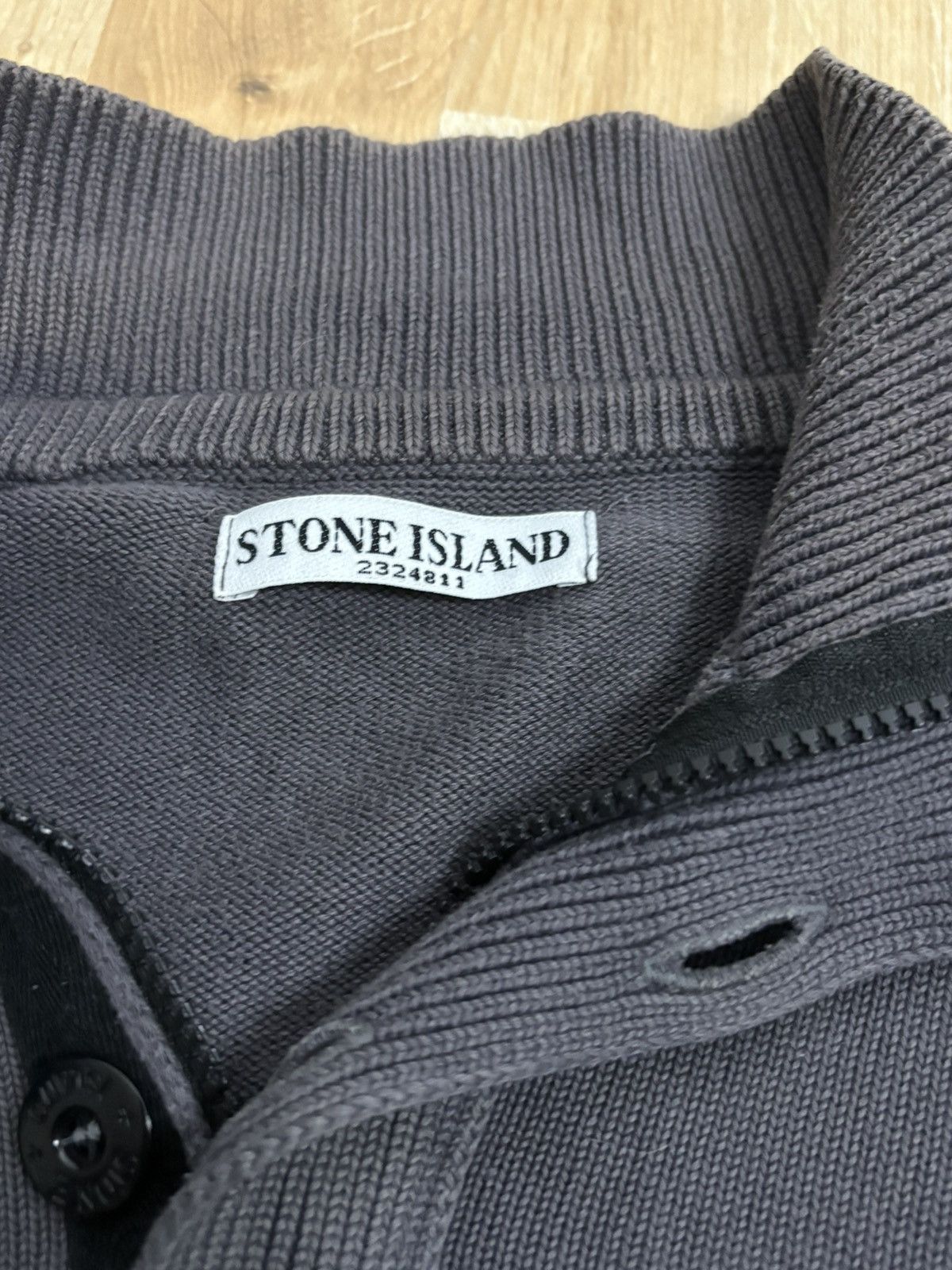Stone Island 00s Vintage Stone Island Vintage Knitted Sweater 1/3 Zip Size US L / EU 52-54 / 3 - 14 Thumbnail