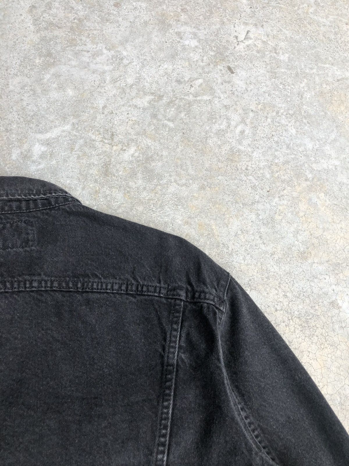 If Six Was Nine Vintage 90s Lee Denim Jacket Distressed Jeans Baggy Size US XL / EU 56 / 4 - 16 Thumbnail