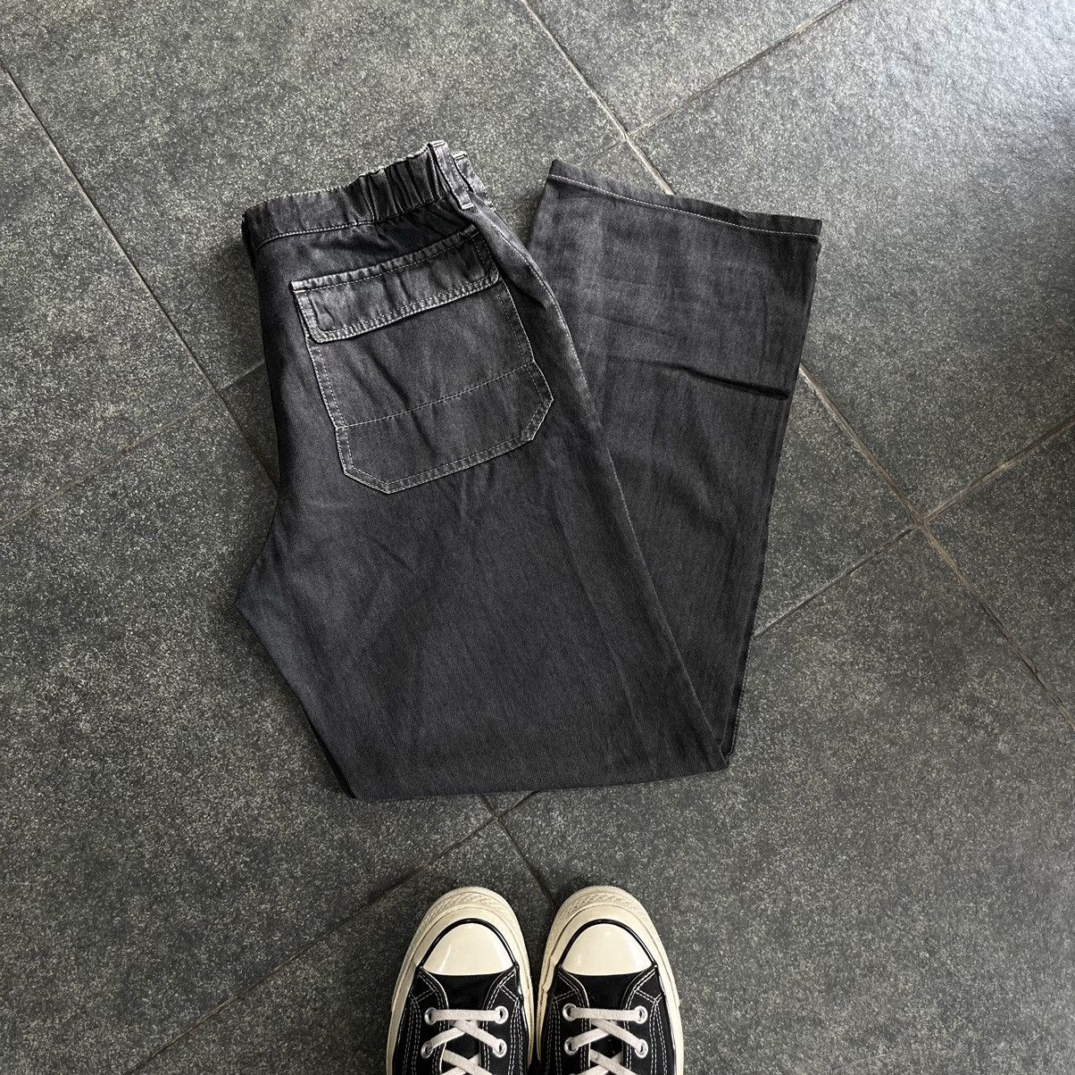 image of ︎Prada Denim Whased Black Longpants☆ in Washed Black, Men's (Size 30)