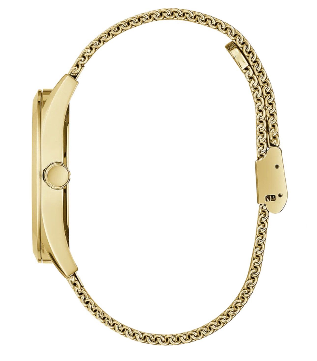 Guess Guess gold tone analog watch MESH BAND ADJUSTABLE BRACELET Size ONE SIZE - 13 Thumbnail