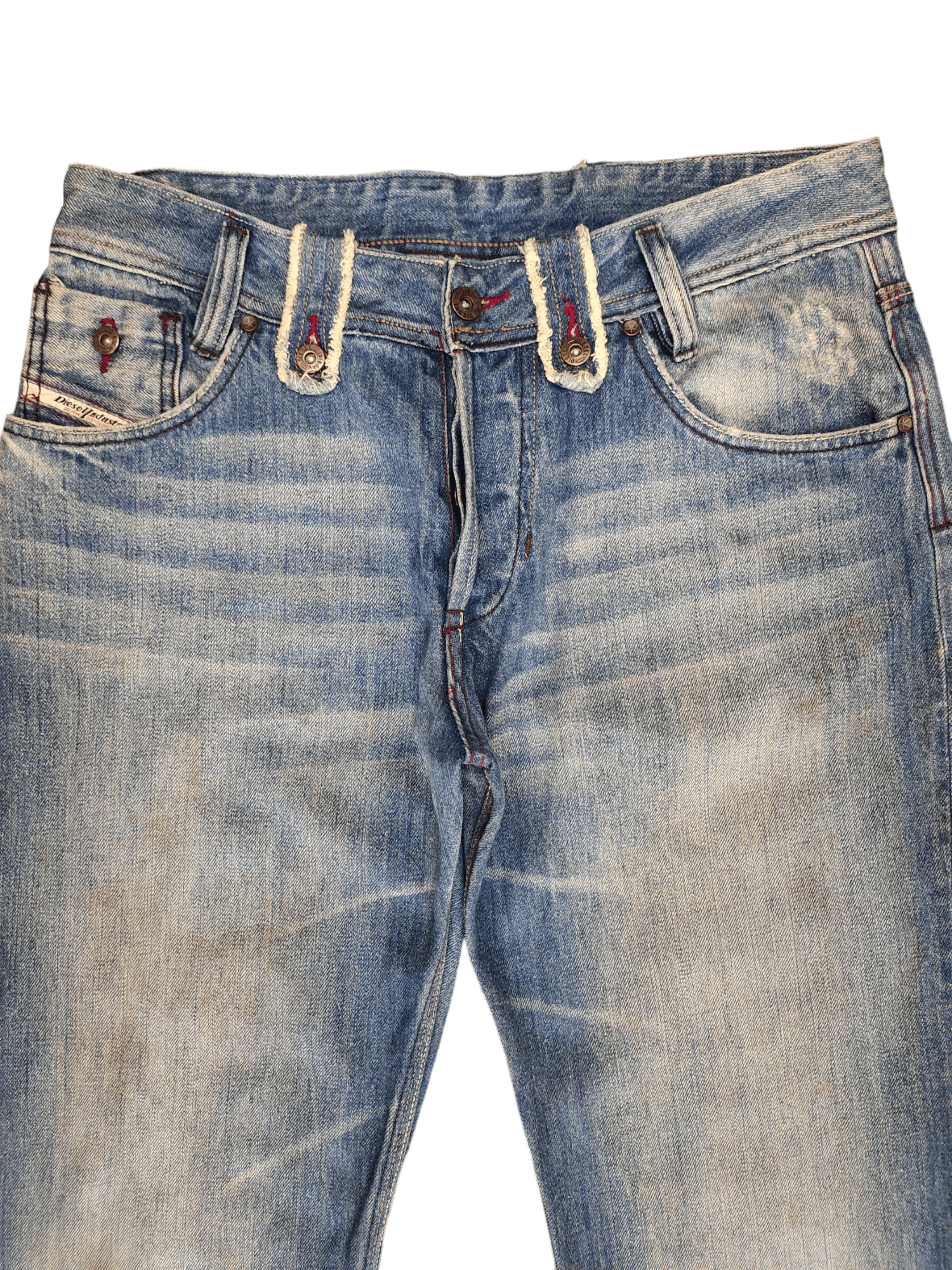 Diesel Wide Leg Jeans Diesel Denim Streetwear Y2k Size US 31 - 2 Thumbnail