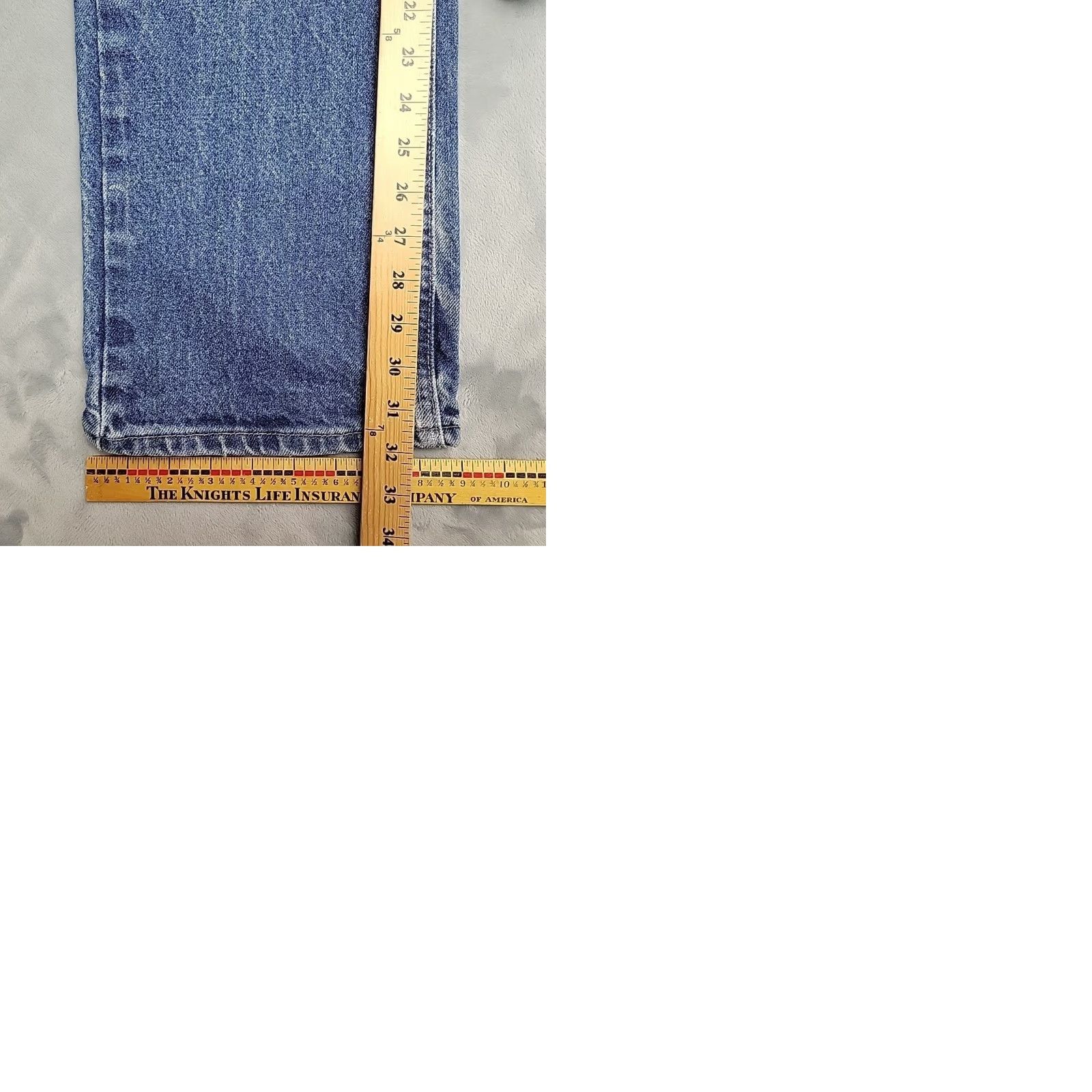 Carhartt VINTAGE Carhartt Jeans Mens 31x32 Faded Denim FR Fire Flame Resistant Work Pants FRB004 Size US 31 - 10 Thumbnail