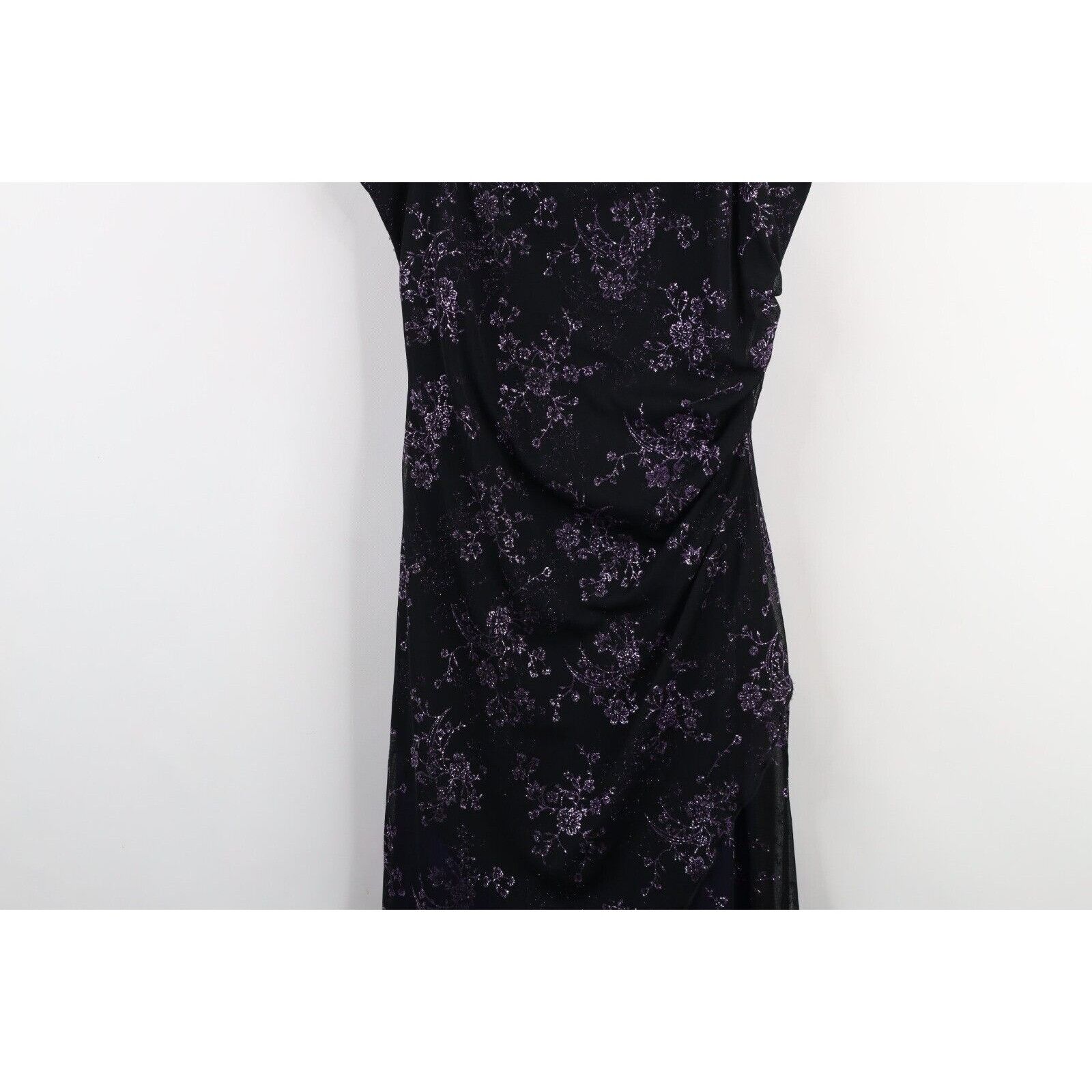 Vintage Vintage 90s Y2K Babydoll Flower Sheer Fairy Bella Dress Size M / US 6-8 / IT 42-44 - 3 Thumbnail