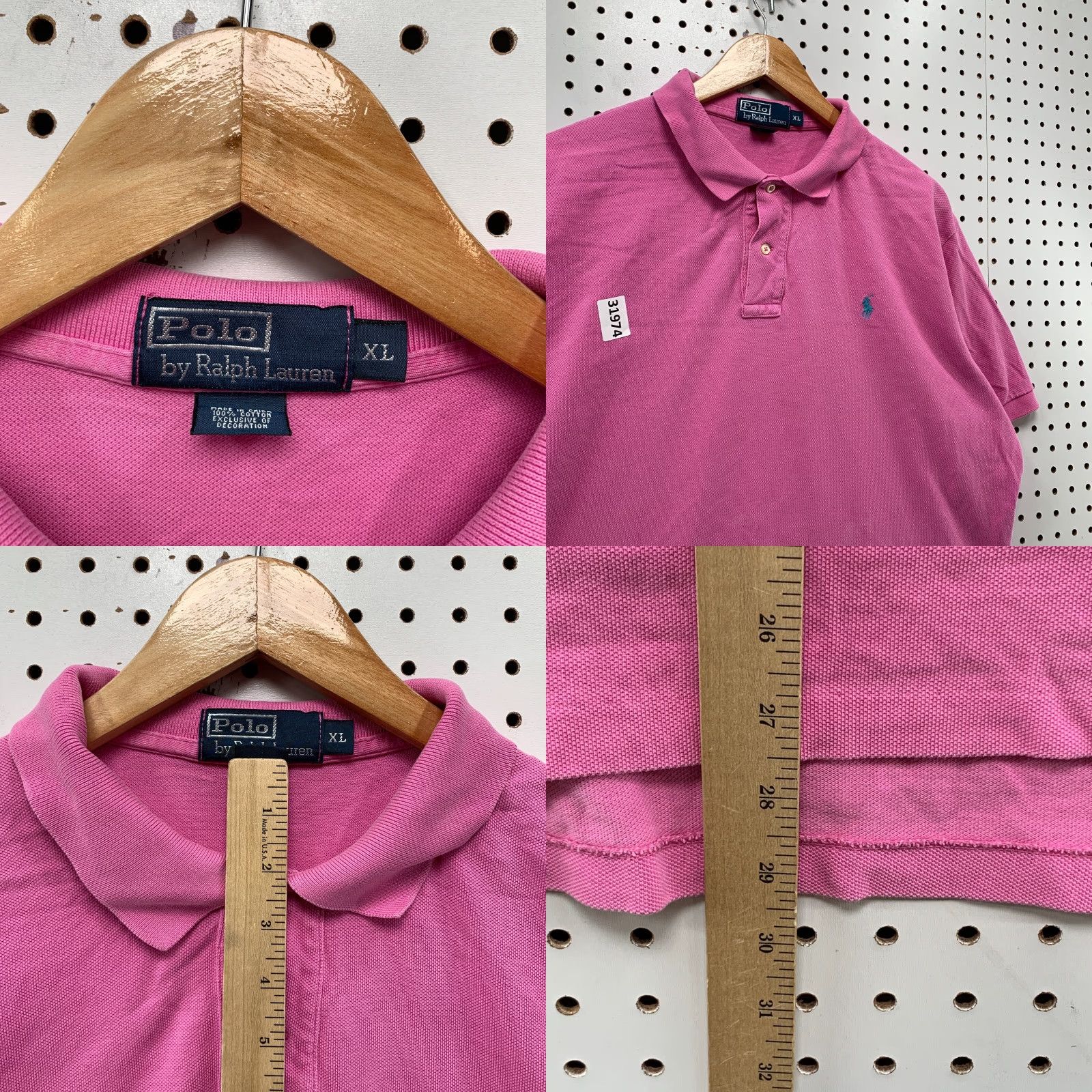 Polo Ralph Lauren Polo Ralph Lauren Collared Shirt Mens XL Pink Green Pony Casual Shirt XL Mens Pink Polo Ralph Lauren Collared Shirt Casual 24.5x29 Size US XL / EU 56 / 4 - 8 Thumbnail