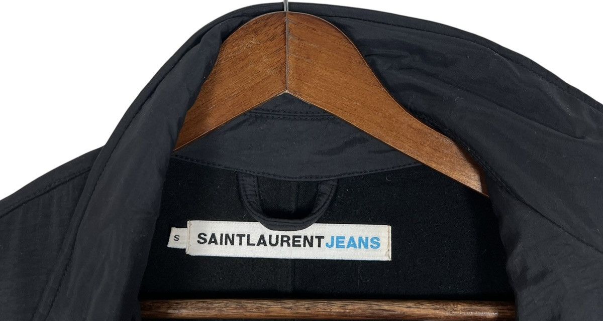 Saint Laurent Paris Vintage Saint Lauren Jeans Jacket Size L / US 10 / IT 46 - 8 Thumbnail