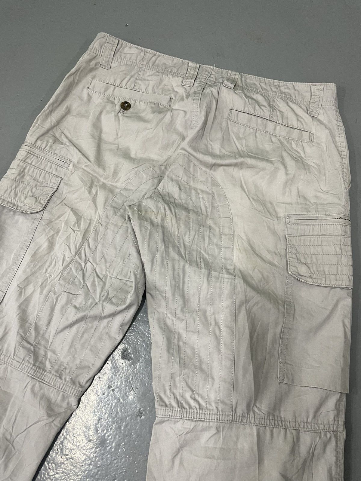Japanese Brand Jun Red Cargo Multipocket Size US 32 / EU 48 - 10 Thumbnail