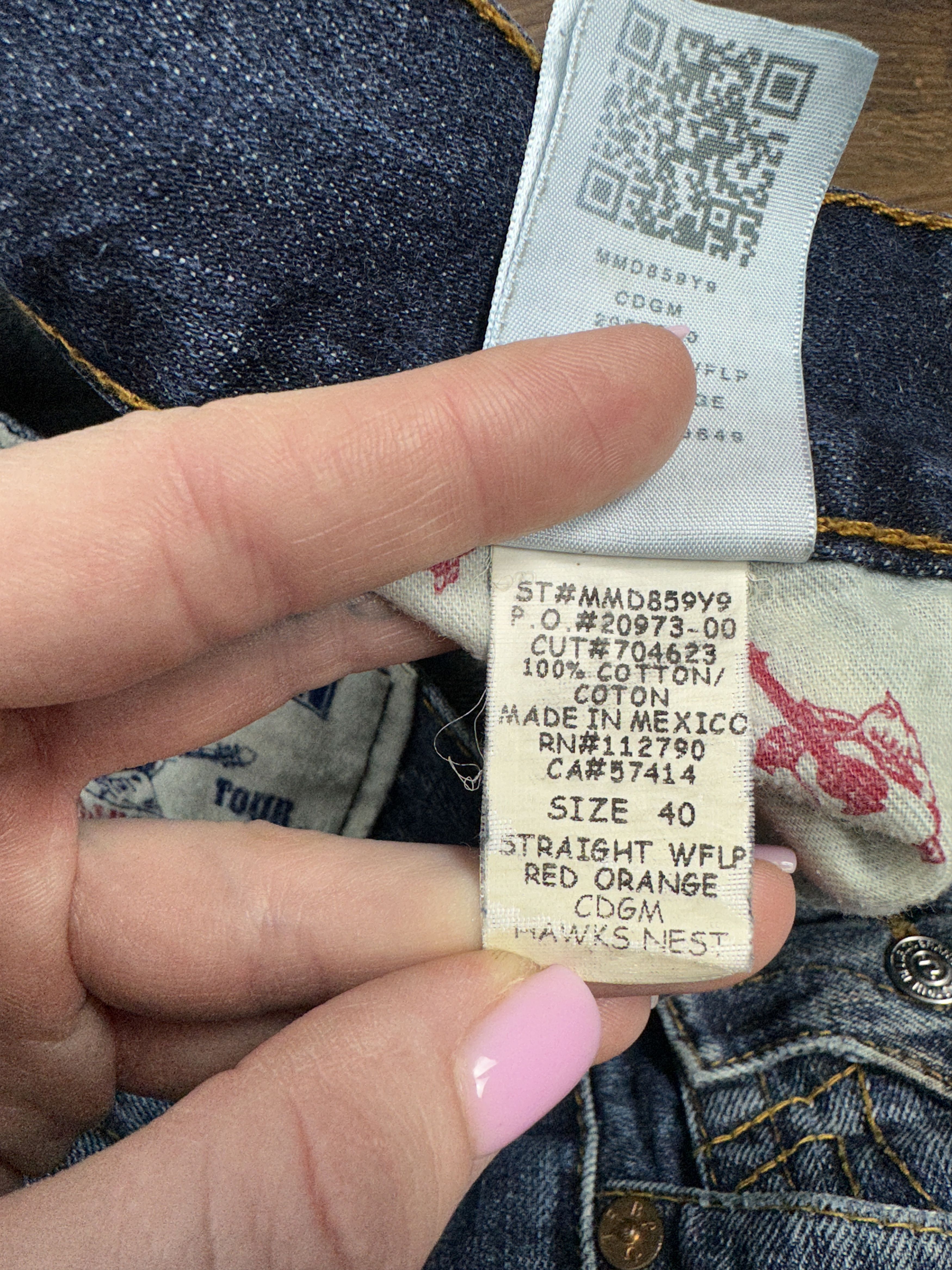 True Religion × Vintage True Religion Vintage Mens Denim Pants Jeans Size US 40 / EU 56 - 10 Thumbnail
