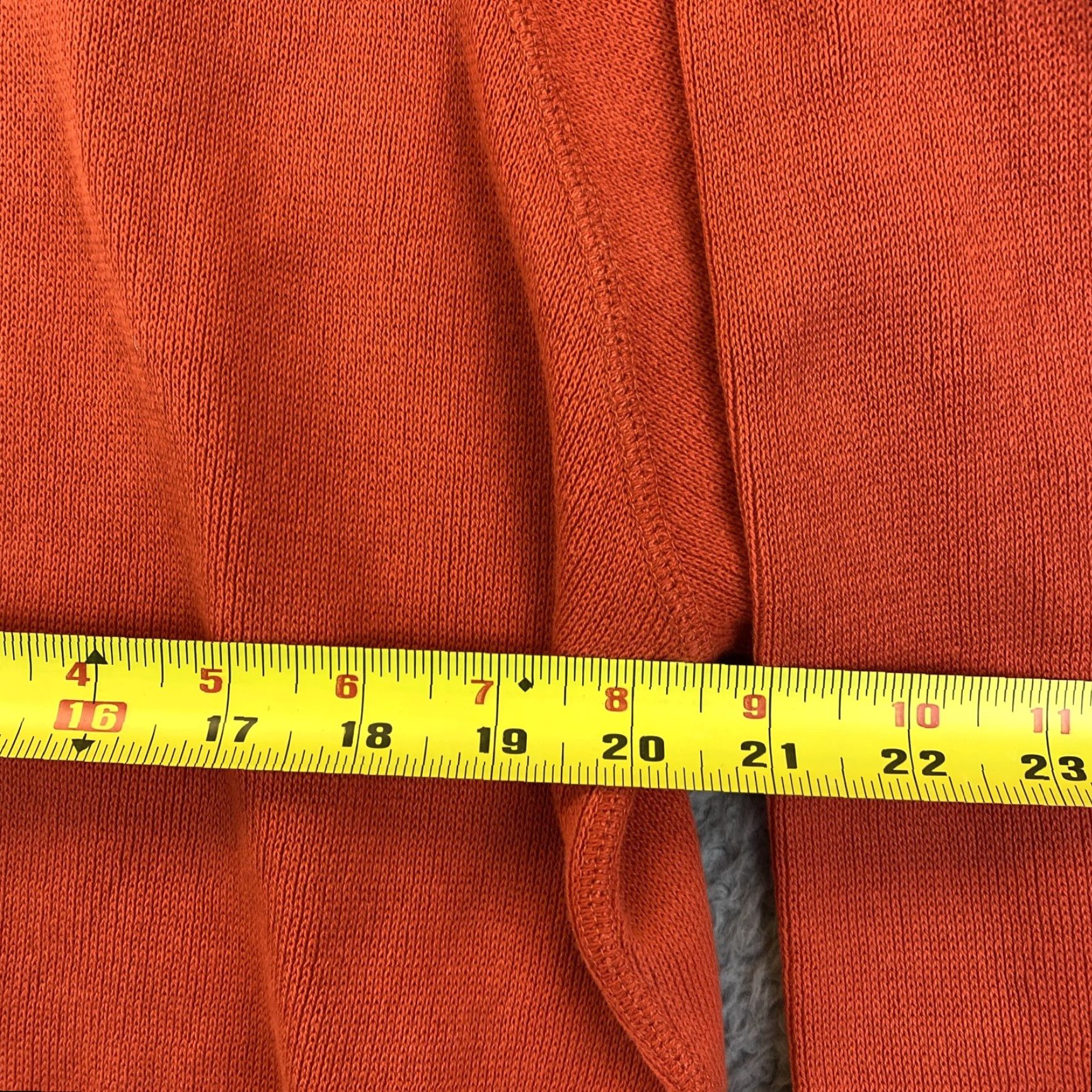 Polo Ralph Lauren Polo Ralph Lauren Men Medium Sweater 100% Cotton Orange Long Sleeve Crew Neck Tight-Knit Regular Fit Pullover / 56-10 Size US M / EU 48-50 / 2 - 5 Thumbnail