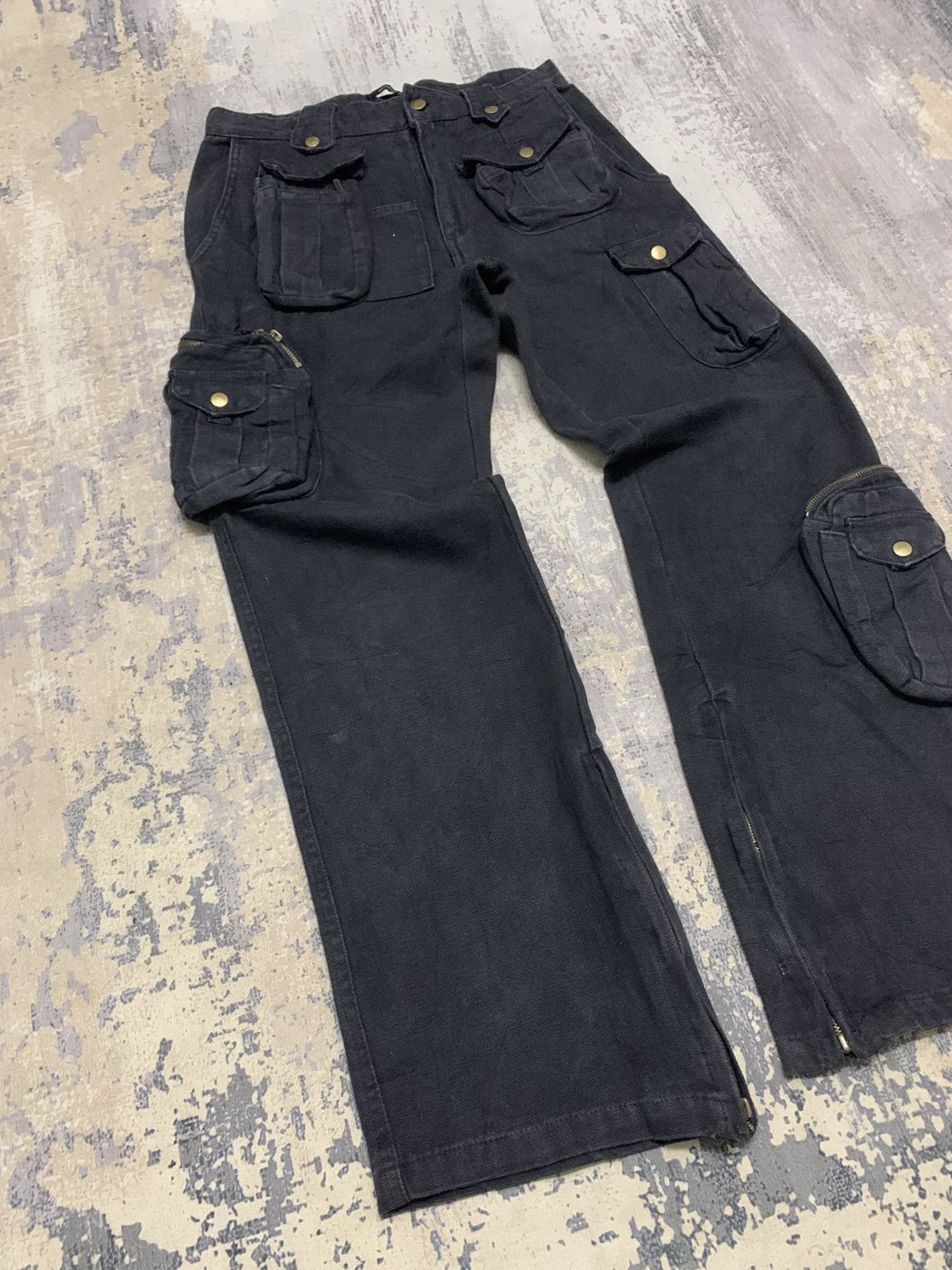 If Six Was Nine Philodox Japan Archive Bondage Parachute Cargo Pants M Size US 31 - 1 Thumbnail