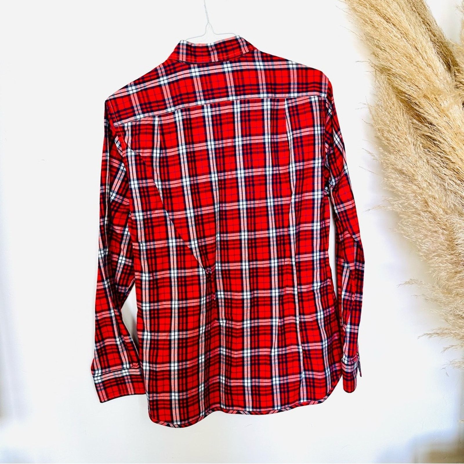 Psycho Bunny NEW PSYCHO BUNNY Blue Red White Plaid Flannel Button Shirt Size US M / EU 48-50 / 2 - 4 Thumbnail