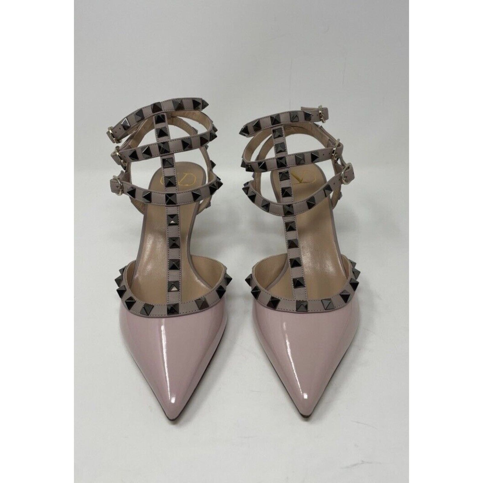 Valentino Valentino Garavani Rockstud Sandals Heels 65MM Size 38 Size US 7 / IT 37 - 3 Thumbnail