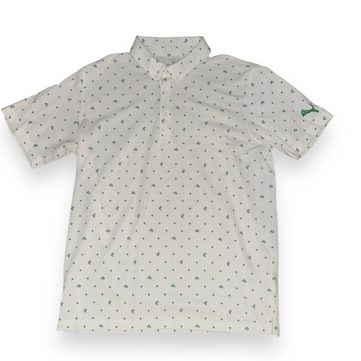 Puma Puma diamond print polo shirt Size US M / EU 48-50 / 2 - 1 Thumbnail