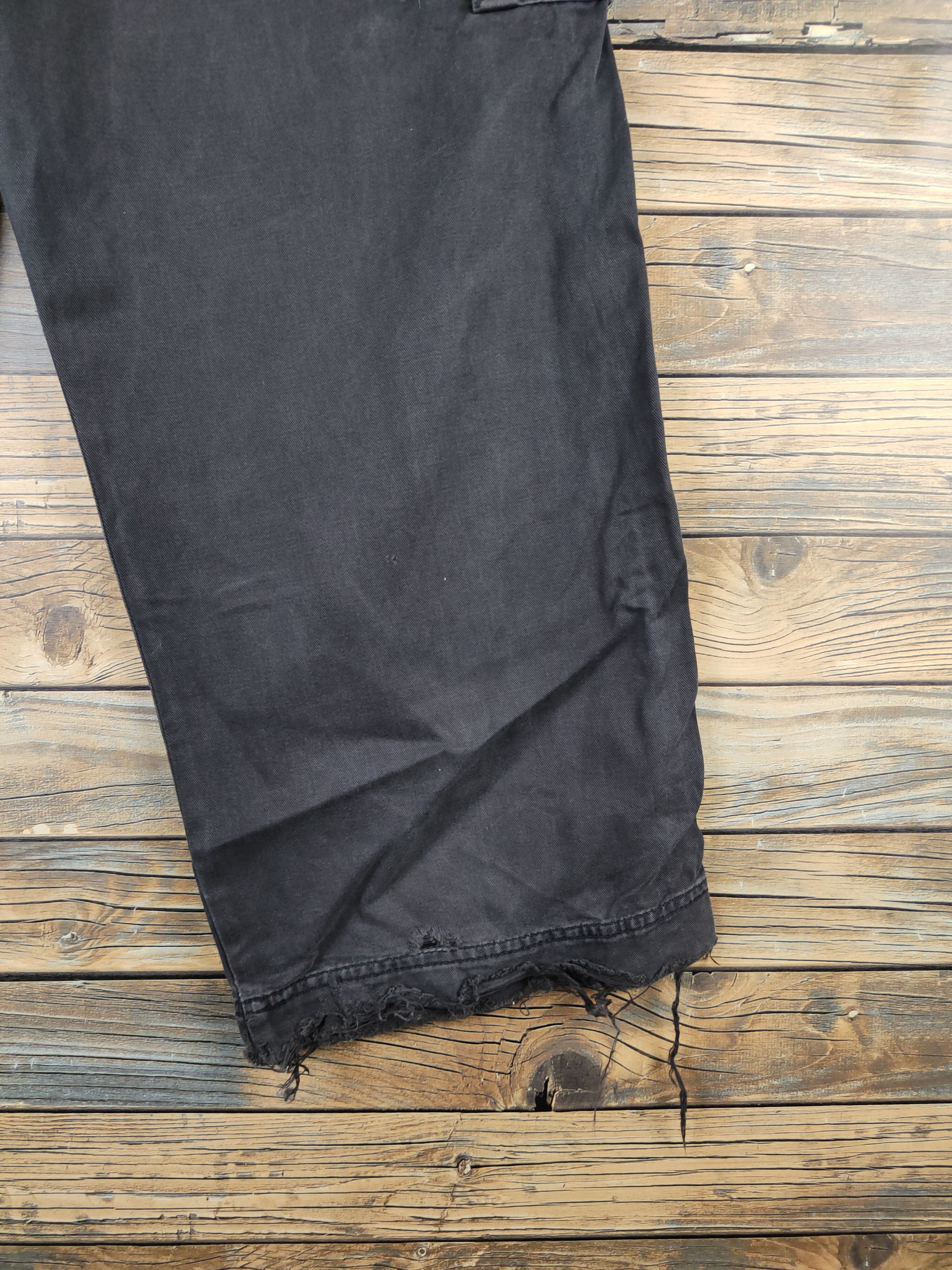 Japanese Brand DL Unionbay Black Multipocket Cargo Pants #2621 Size US 29 - 13 Thumbnail