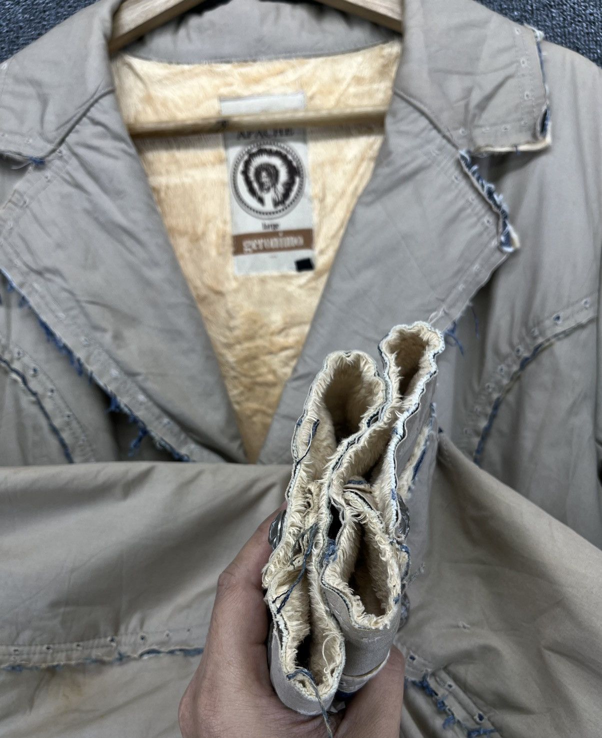 If Six Was Nine Vintage Geronimo Apachi Arizona Punk Coats Jacket Size US L / EU 52-54 / 3 - 12 Thumbnail