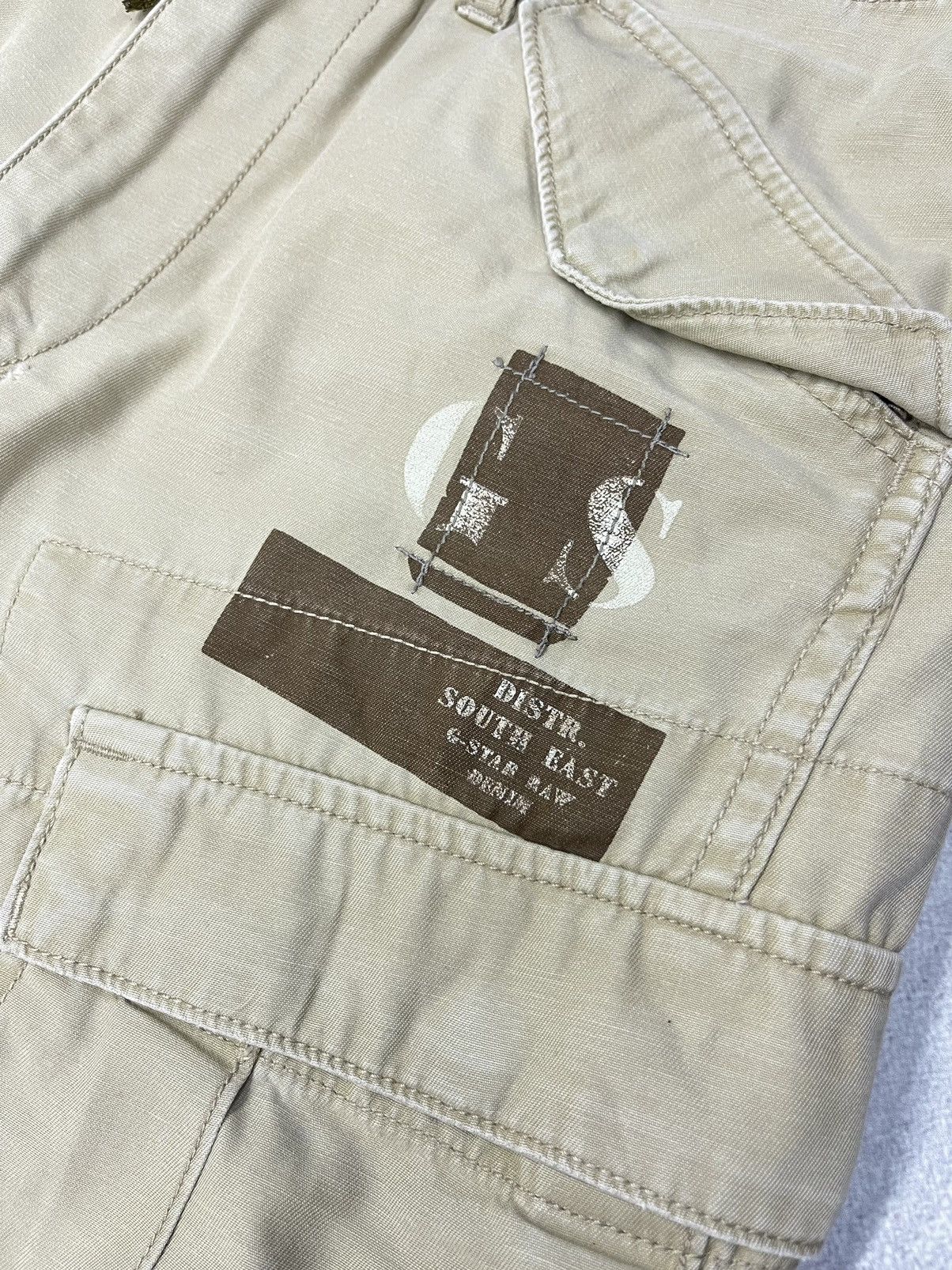 G-Star Vintage G-Star Raw Art Battle Cargo Pants Y2K Size US 30 / EU 46 - 8 Thumbnail
