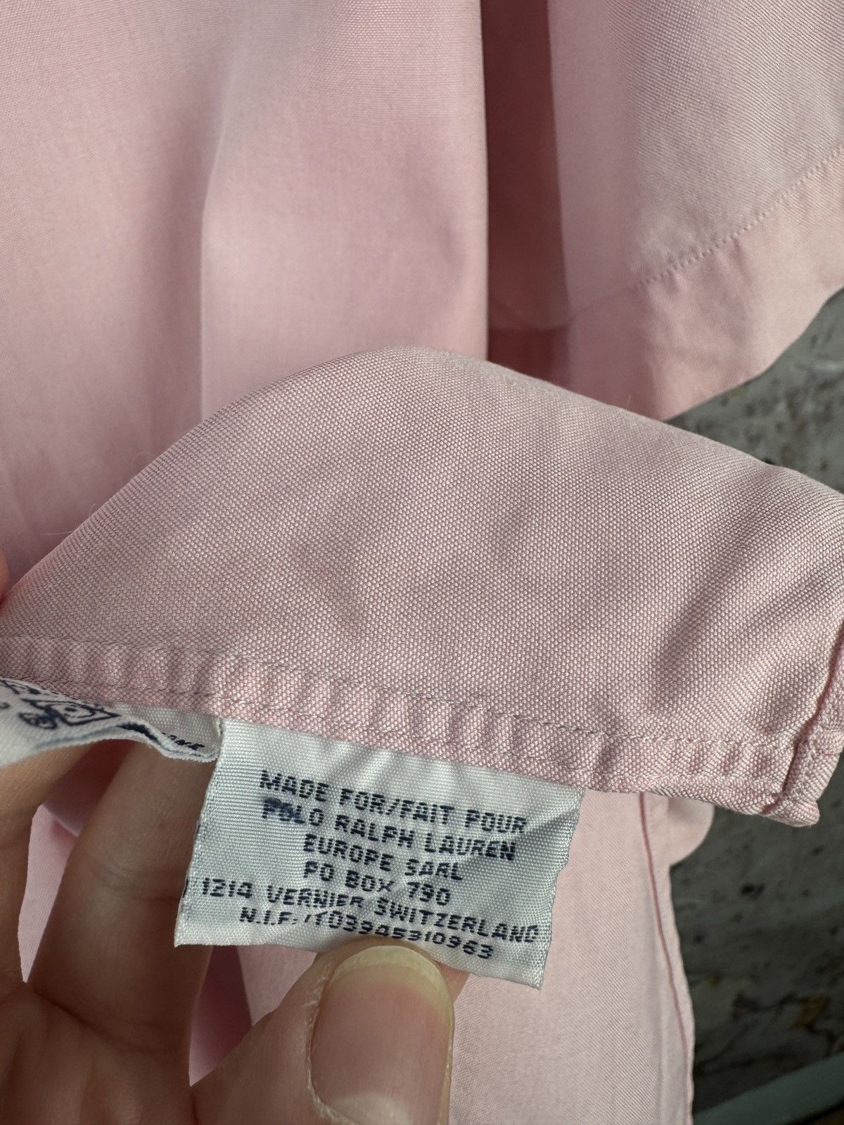 Polo Ralph Lauren Polo Ralph Lauren Pink Oxford Shirt Pony Logo Custom Fit Size US XL / EU 56 / 4 - 8 Thumbnail