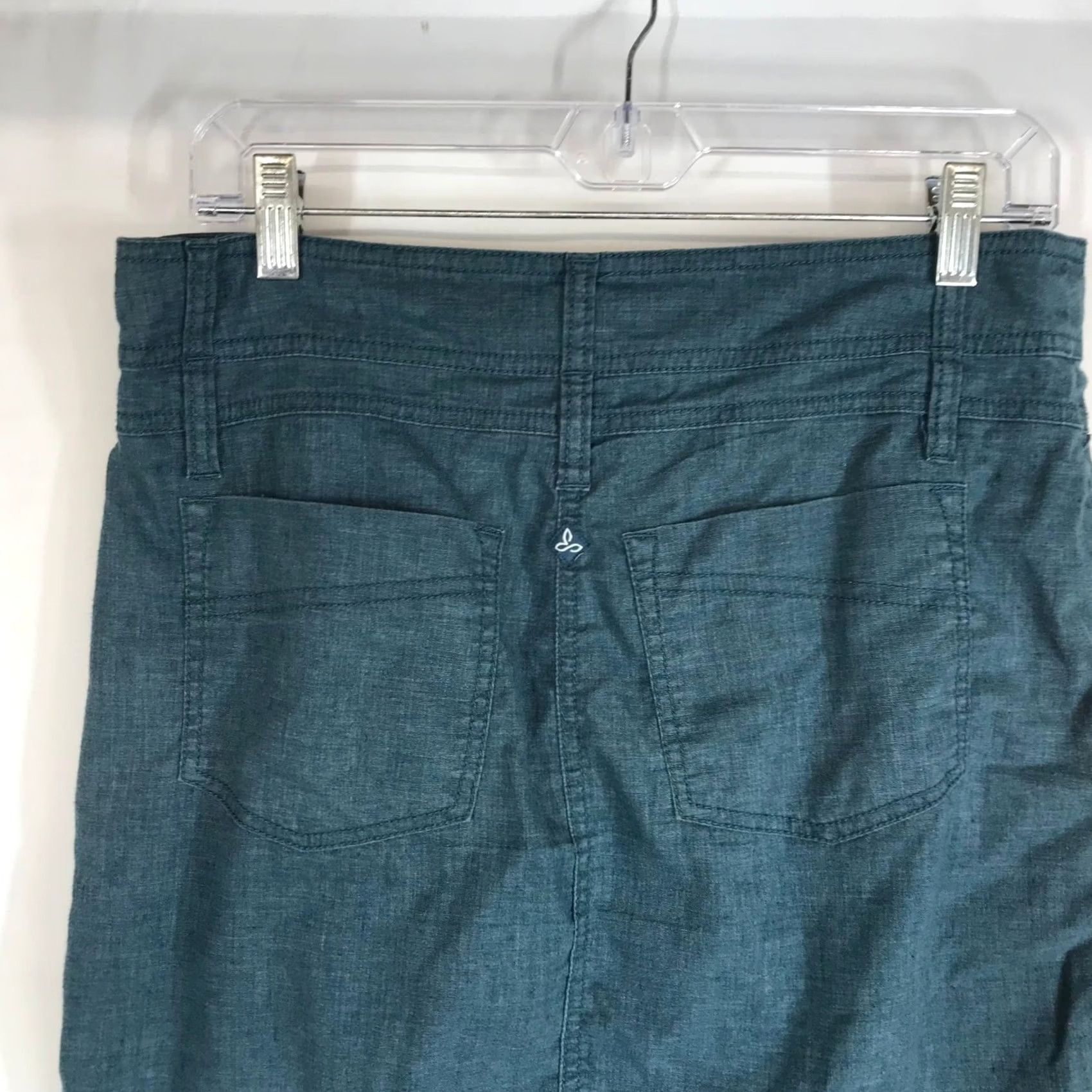 Prana Prana Teal Skirt Women's Size 4 Cargo Pockets Size 27" / US 4 / IT 40 - 5 Thumbnail
