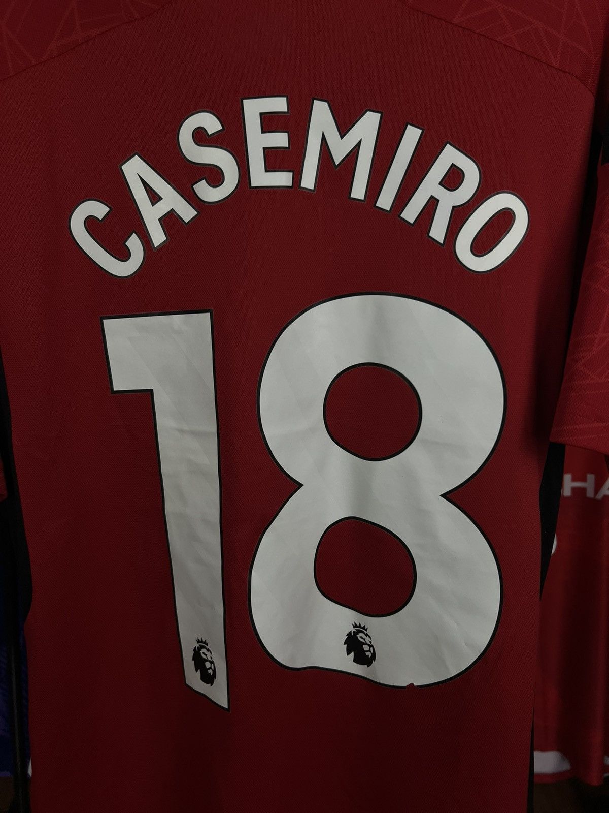 Adidas Soccer Jersey Adidas Manchester United 2023/24 Casemiro #18 Size US M / EU 48-50 / 2 - 7 Thumbnail