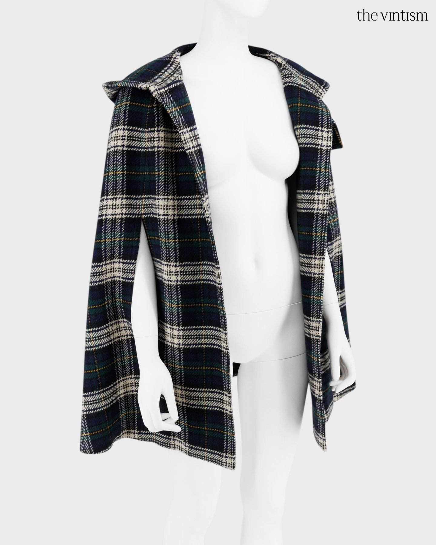 Saint Laurent Paris Saint Laurent by Hedi Slimane F/W 2014 Runway Pure Wool Cape Size S / US 4 / IT 40 - 5 Thumbnail