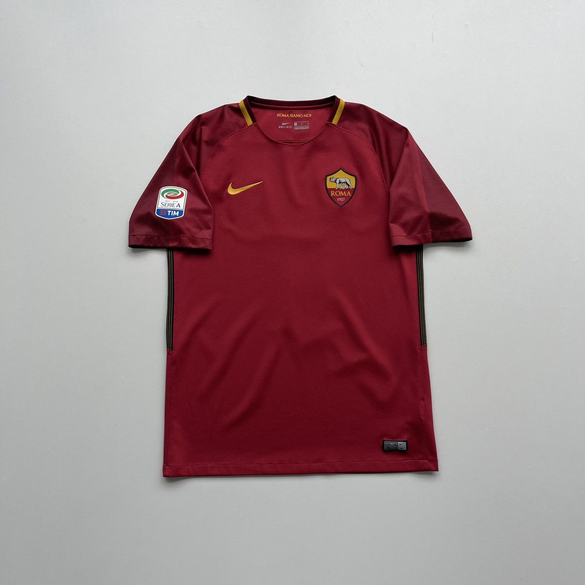 Nike Nike AS Roma 2017/2018 Home Jersey #6 STROOTMAN Serie A Rare Size US M / EU 48-50 / 2 - 1 Thumbnail