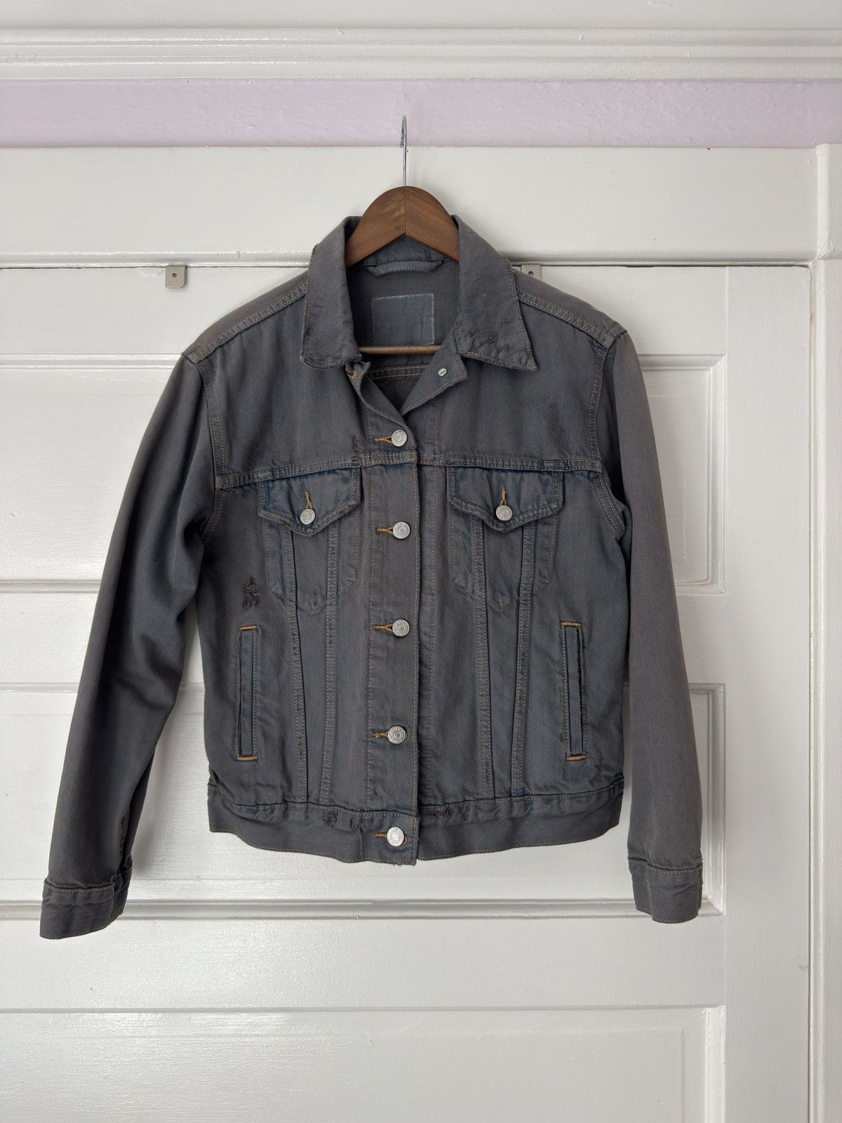 Vintage Washed & Overdyed Denim Jacket