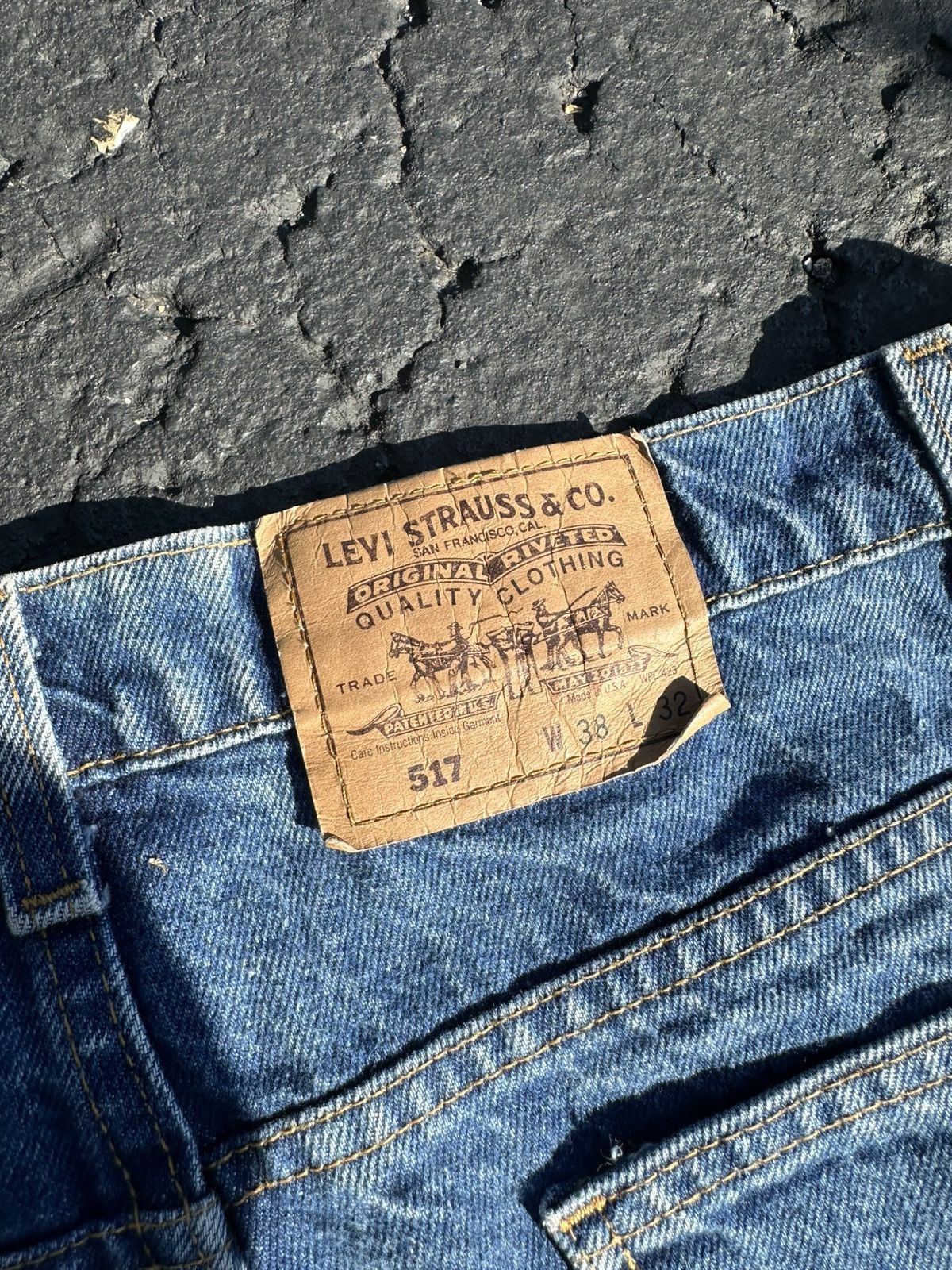 Vintage Custom Flair Denim Repair 1of1 Size US 36 / EU 52 - 6 Thumbnail