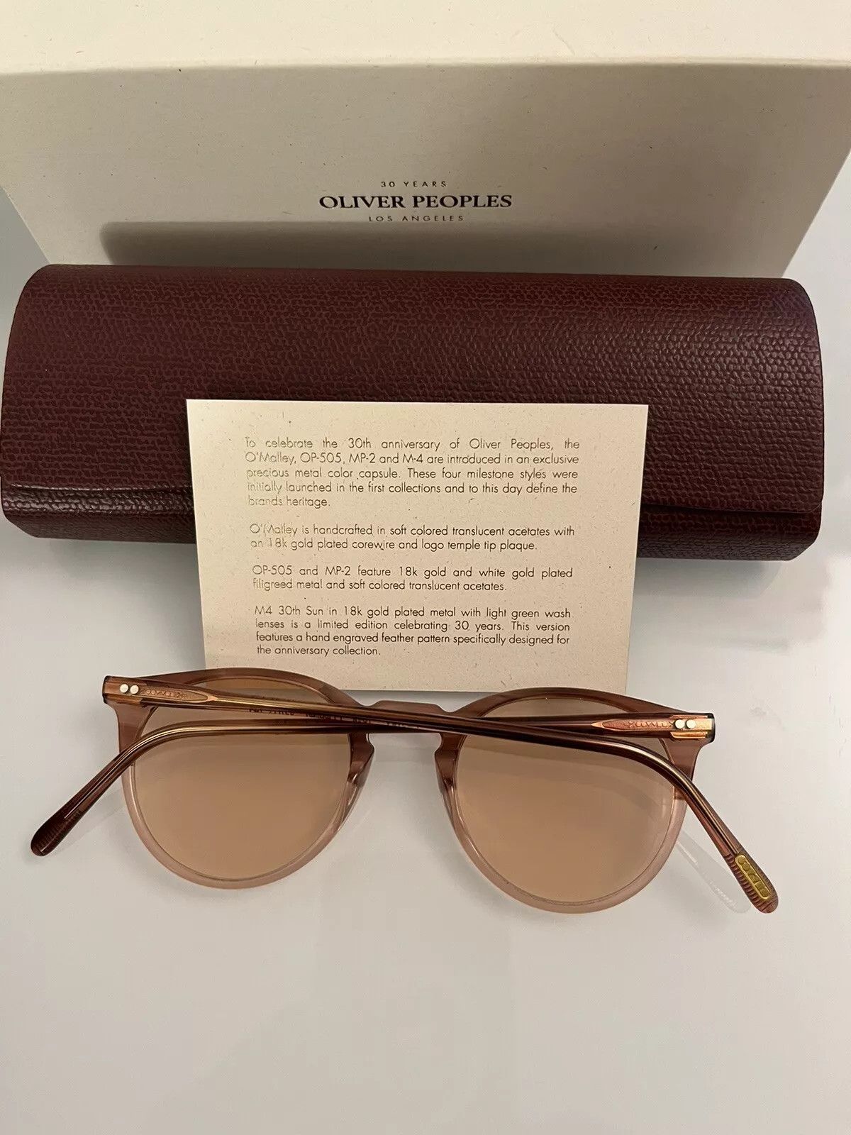 Oliver Peoples Oliver Peoples O'Malley OV5183 Optical 18K GOLD Plated Size ONE SIZE - 3 Thumbnail