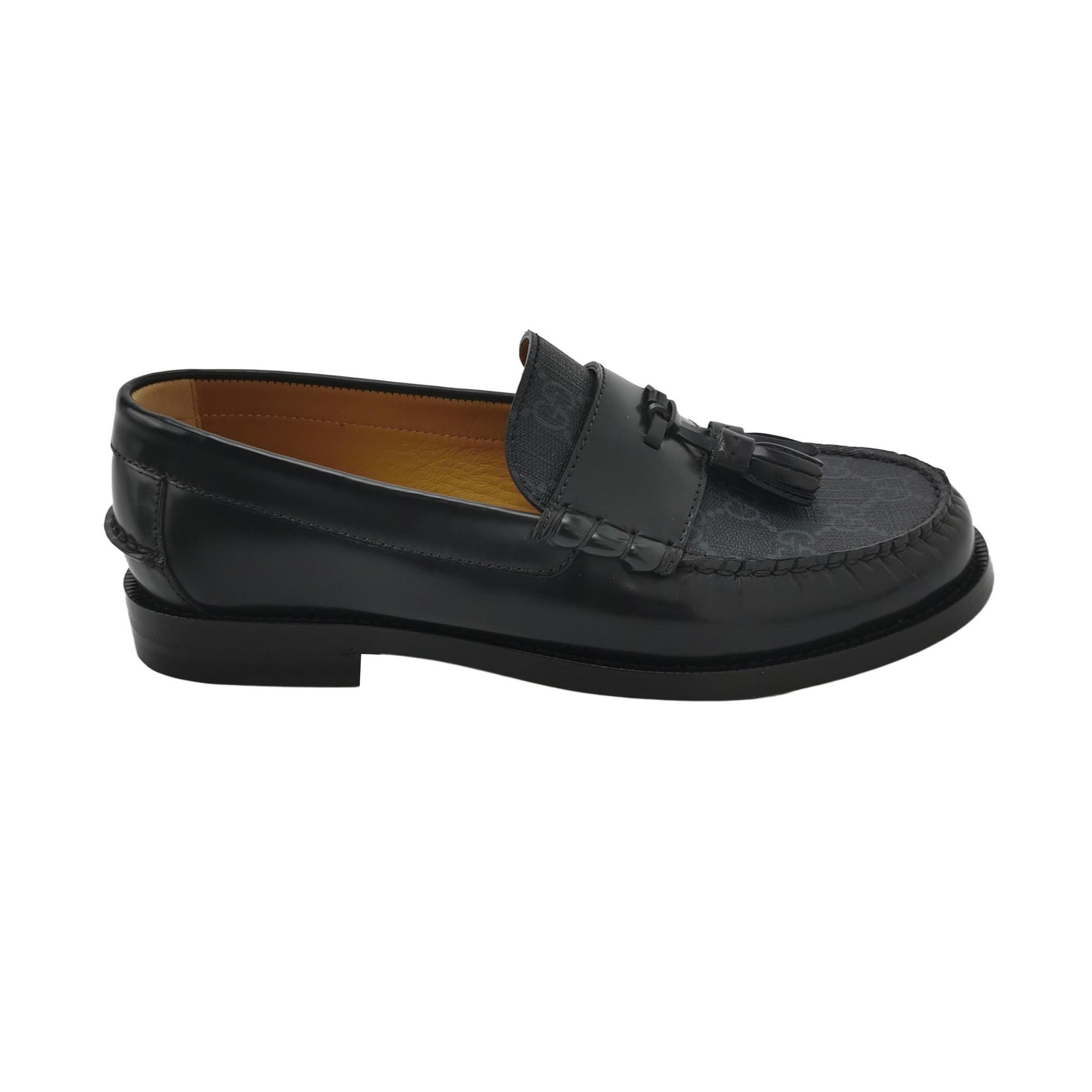 Gucci Gucci GG Monogram Tassel Loafers 38.5 Size US 5.5 / EU 38 - 1 Thumbnail