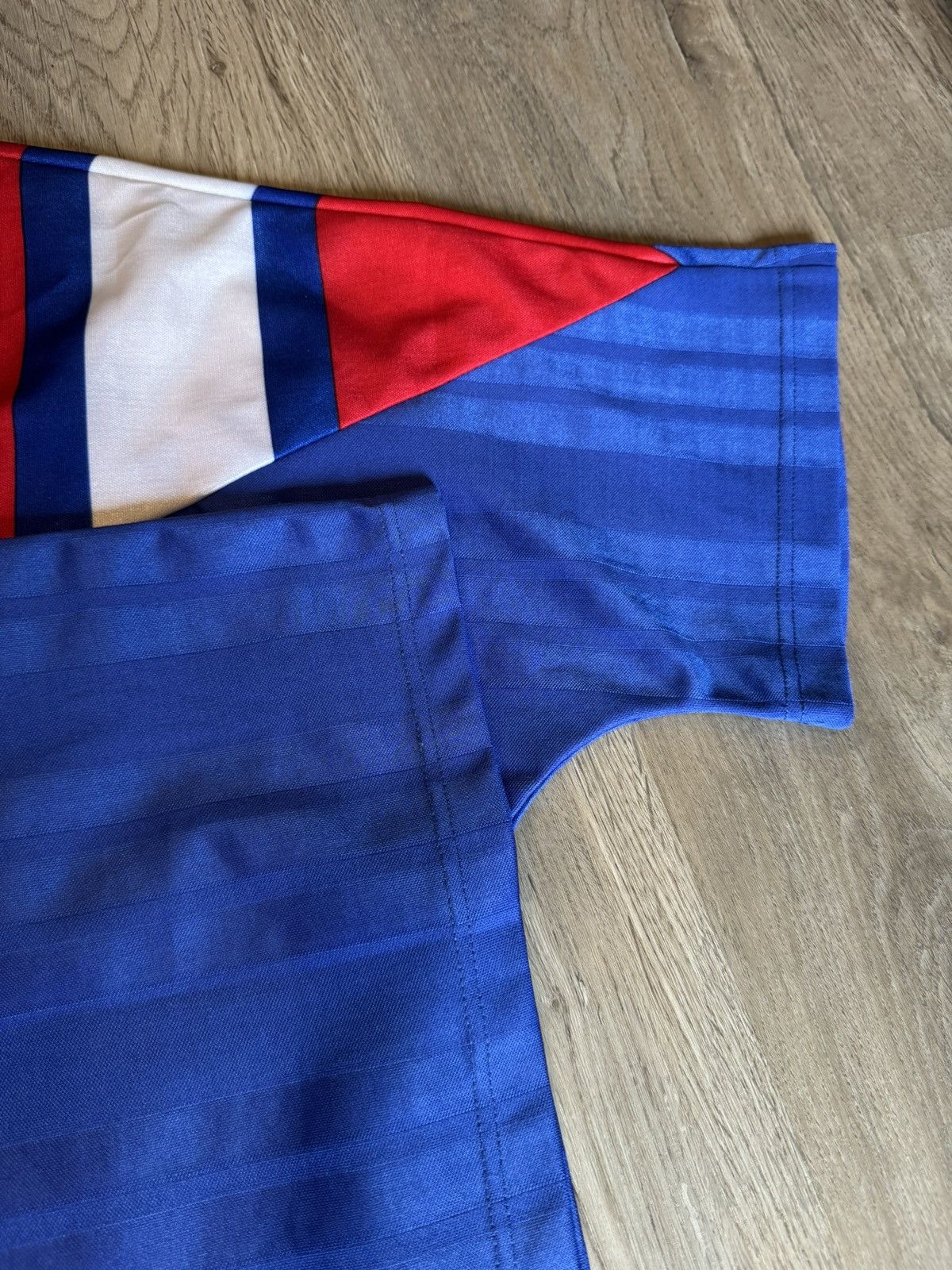 Adidas FRANCE 1992 HOME JERSEY SHIRT BY ADIDAS Size US L / EU 52-54 / 3 - 4 Thumbnail