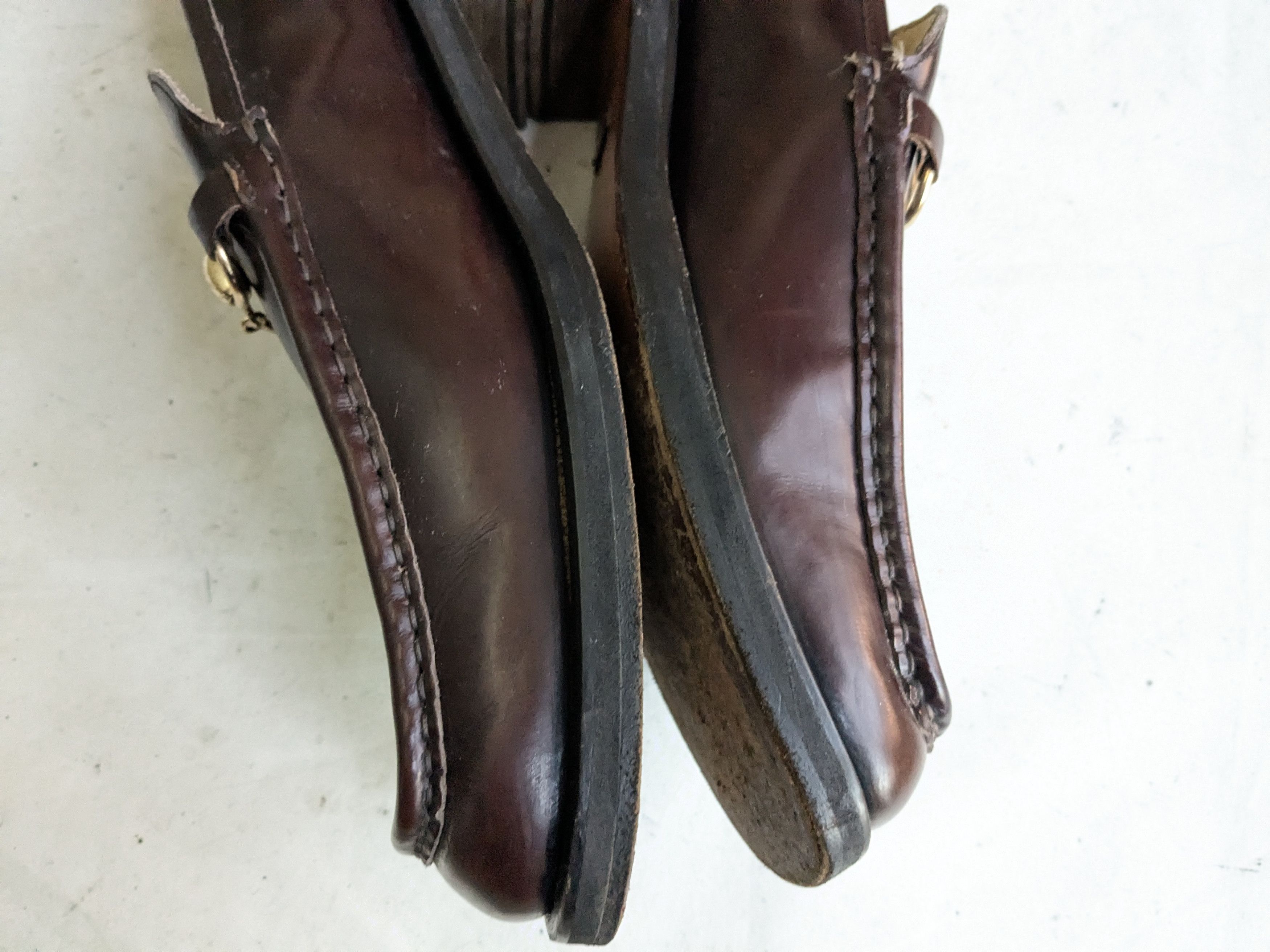 Gucci Gucci Horsebit Loafers Burgundy Leather 13 D Size US 13 / EU 46 - 9 Thumbnail