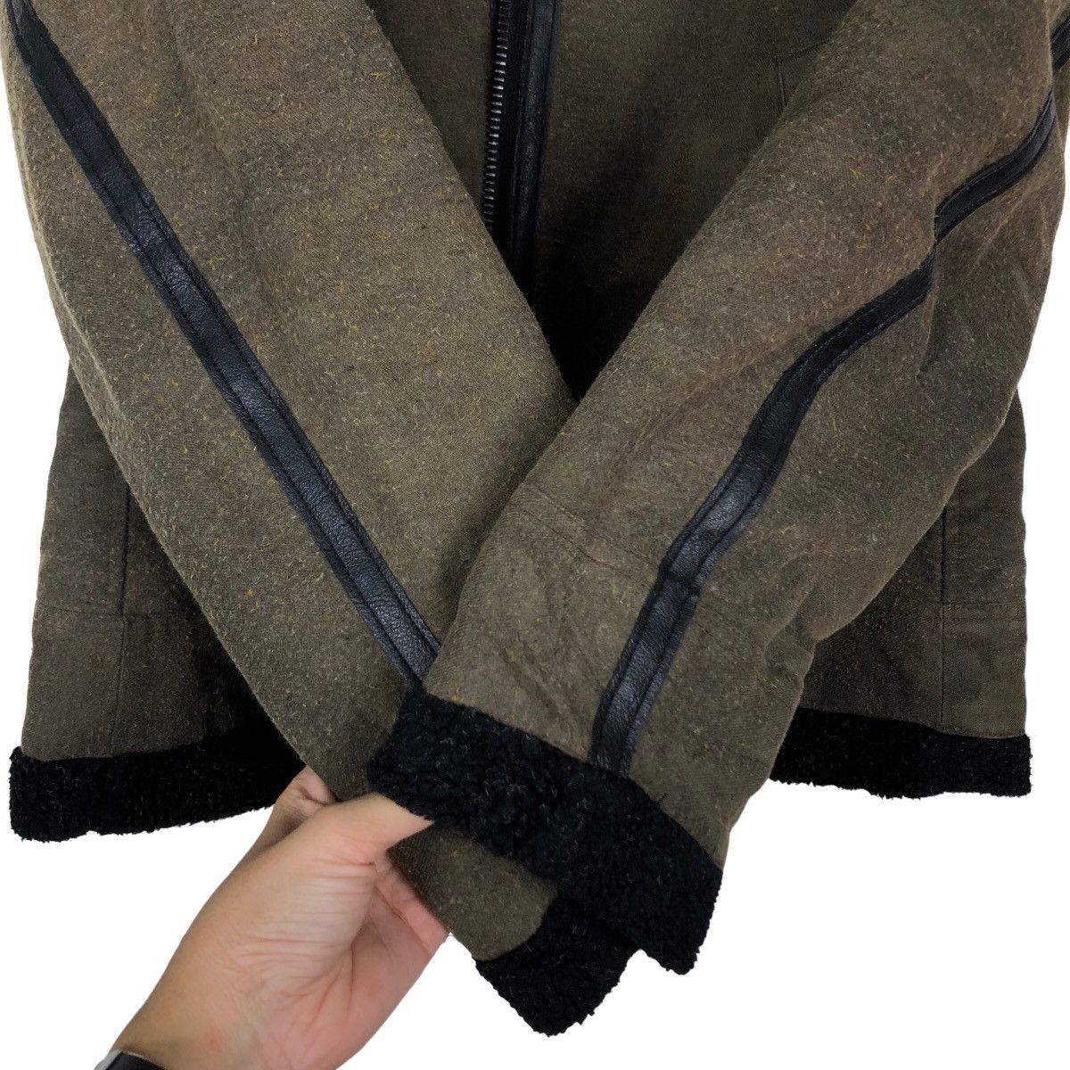 Japanese Brand 🔥VINTAGE SHEARLING BLANKET JACKET LEVIS ZIPPER Size US M / EU 48-50 / 2 - 15 Thumbnail