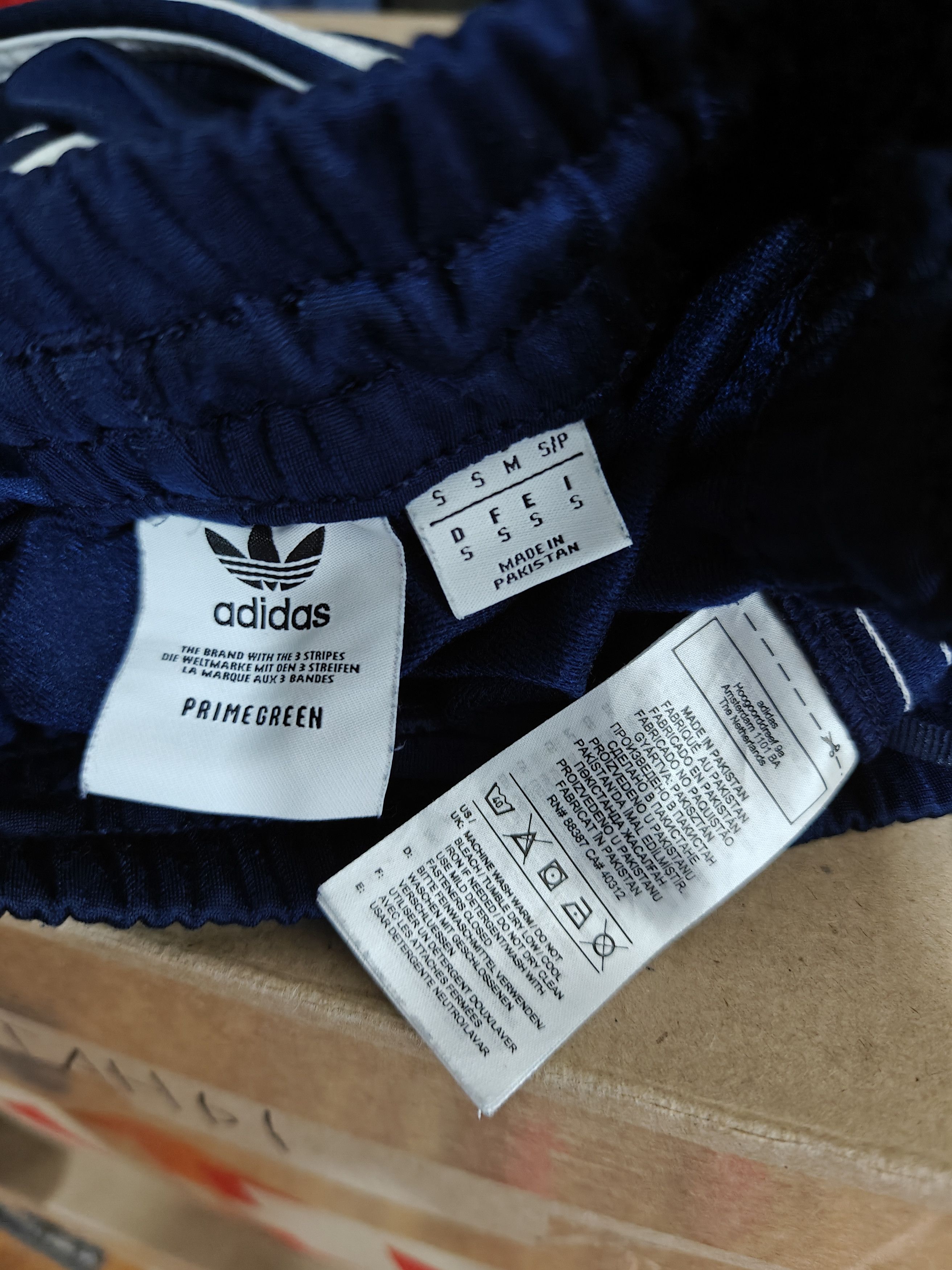 Adidas Adidas Originals Track Pants Zip Leg Blue size S Size US 33 - 10 Thumbnail