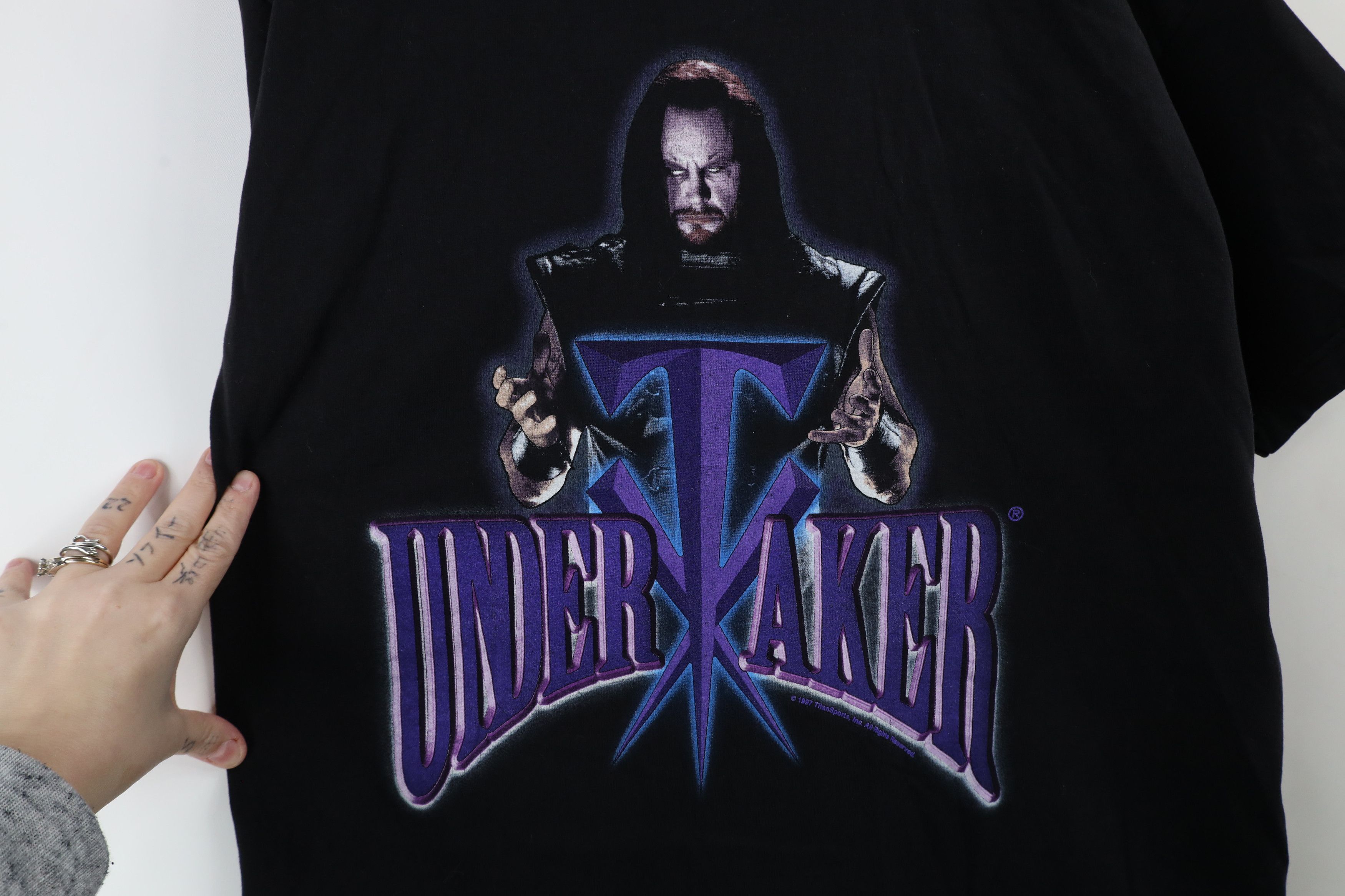 Vintage Vintage 90s The Undertaker Short Sleeve T-Shirt USA Size US L / EU 52-54 / 3 - 4 Thumbnail