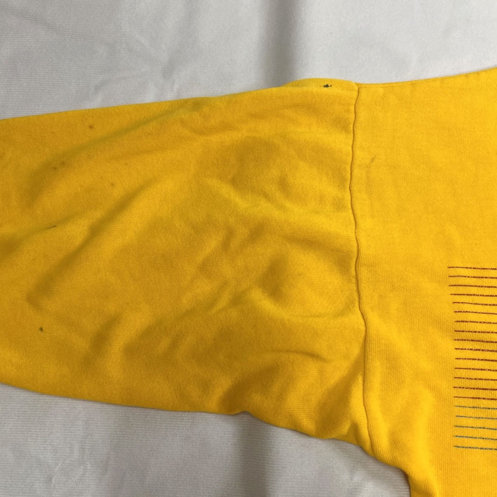 Vintage VINTAGE Crisco Racing Pullover Sweatshirt Men L Yellow Crewneck Mens Size US L / EU 52-54 / 3 - 6 Thumbnail
