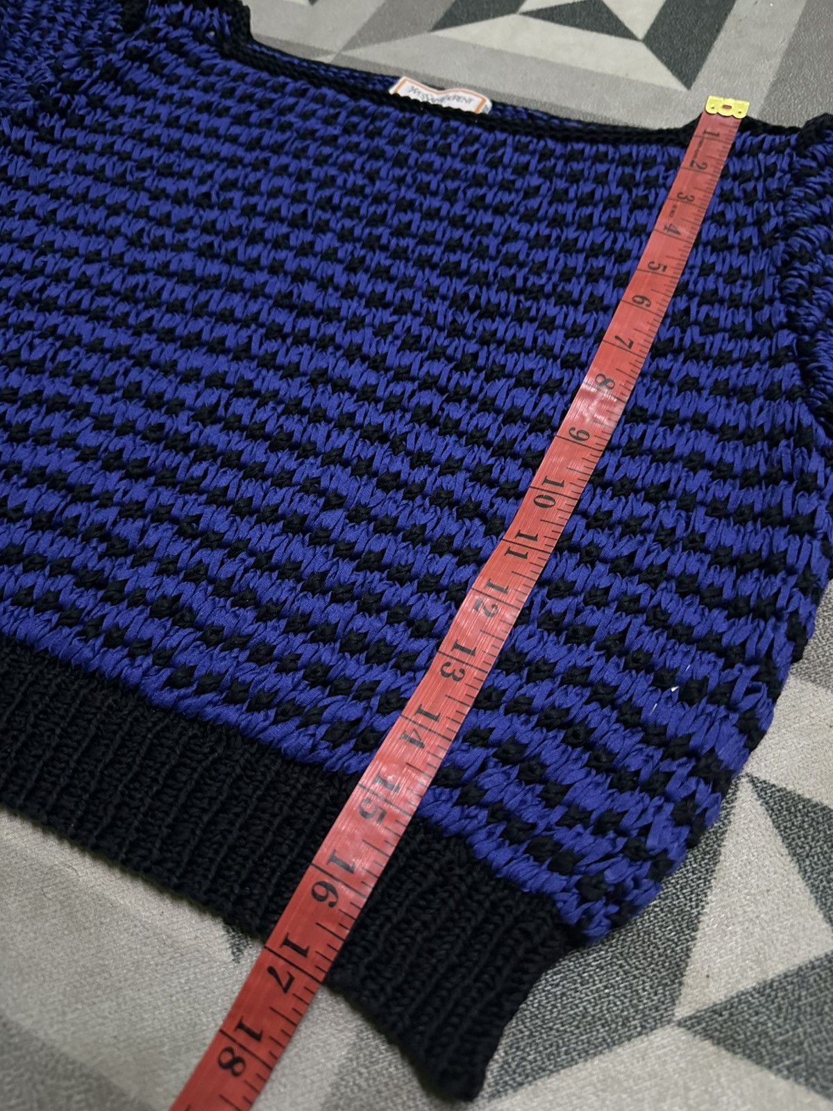 Yves Saint Laurent vintage Yves Saint Laurent striped short-sleeve knit top Size M / US 6-8 / IT 42-44 - 9 Thumbnail