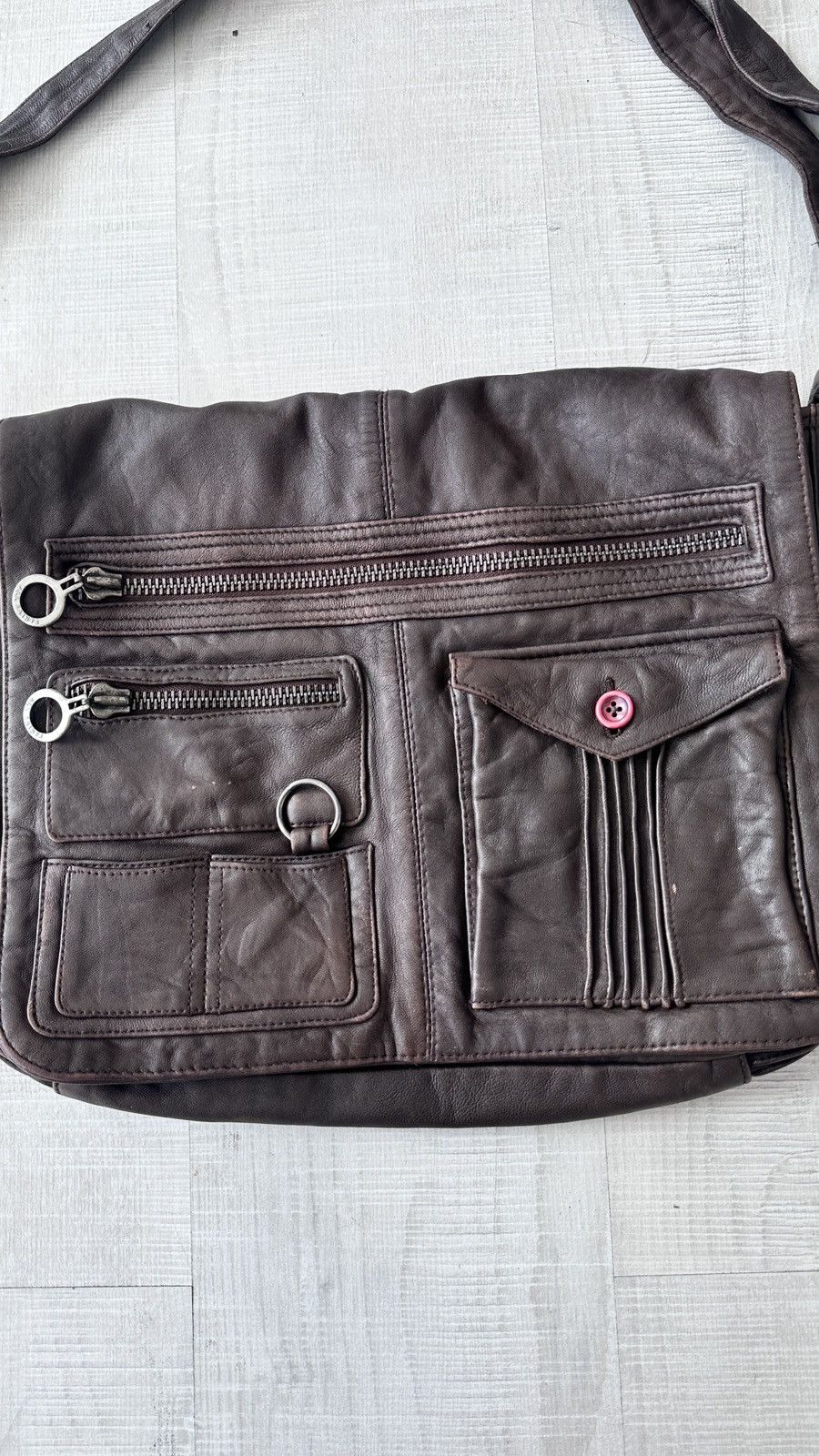 Allsaints AllSaints Infinite Leather Bag Messenger Crossbody Archive Size ONE SIZE - 6 Thumbnail