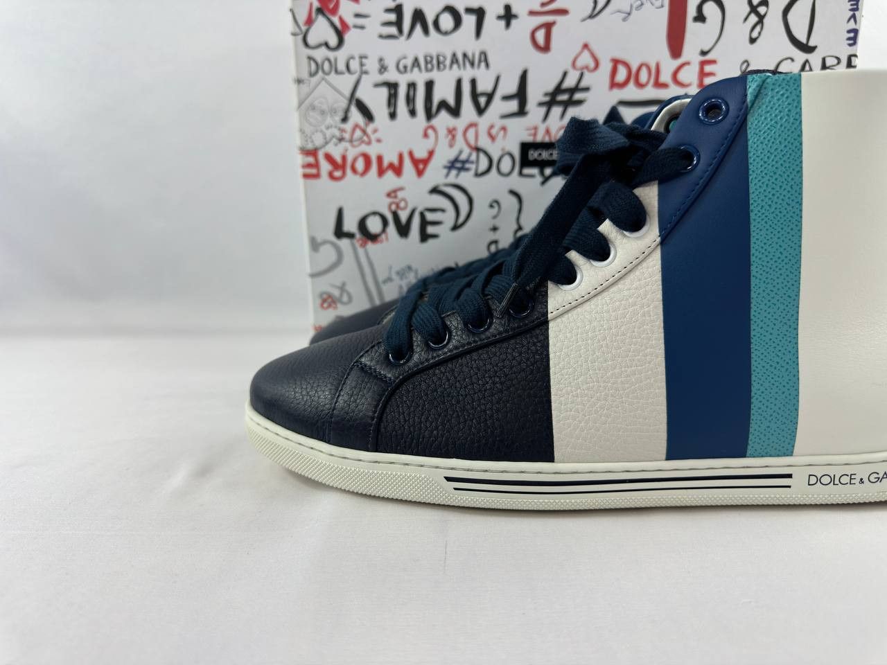 Dolce & Gabbana Dolce & Gabbana Saint Tropex High Sneakers Size US 10.5 / EU 43-44 - 8 Thumbnail