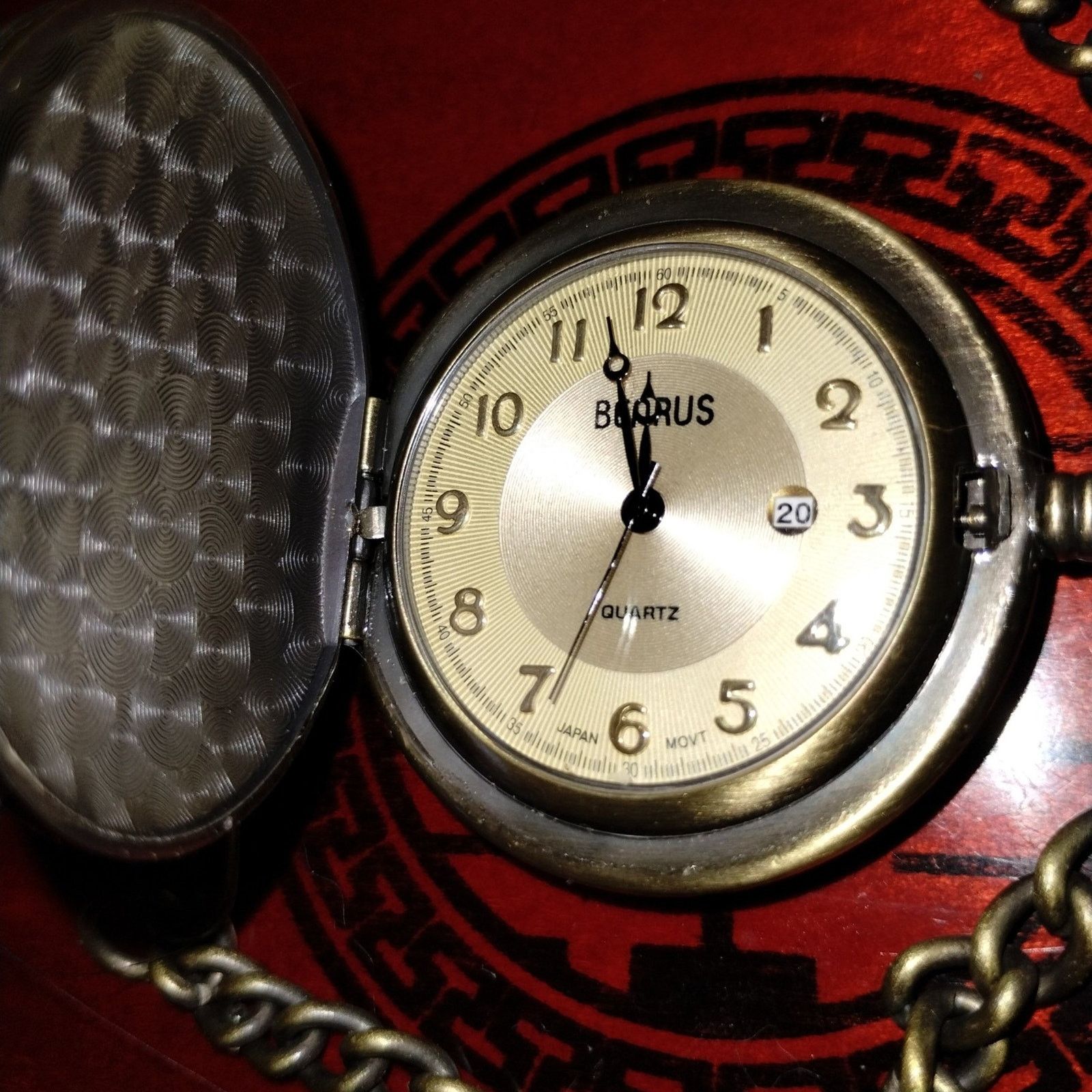 Vintage OLD VINTAGE Benrus gold and Black eagle pocket watch Size ONE SIZE - 2 Thumbnail