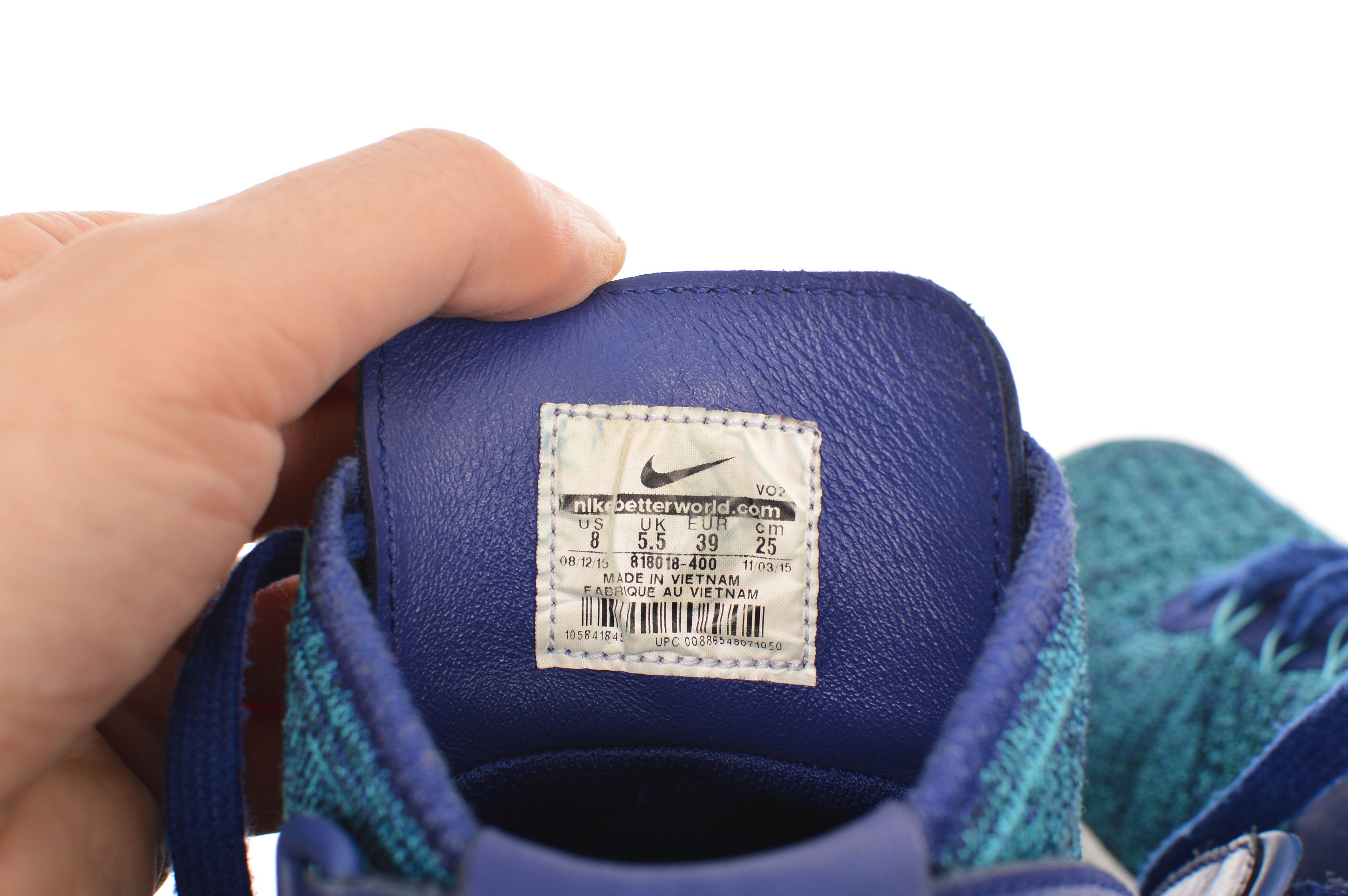 Nike Nike Air Force 1 AF1 Flyknit Blue Lagoon Sneakers Size US 8 / IT 38 - 8 Thumbnail