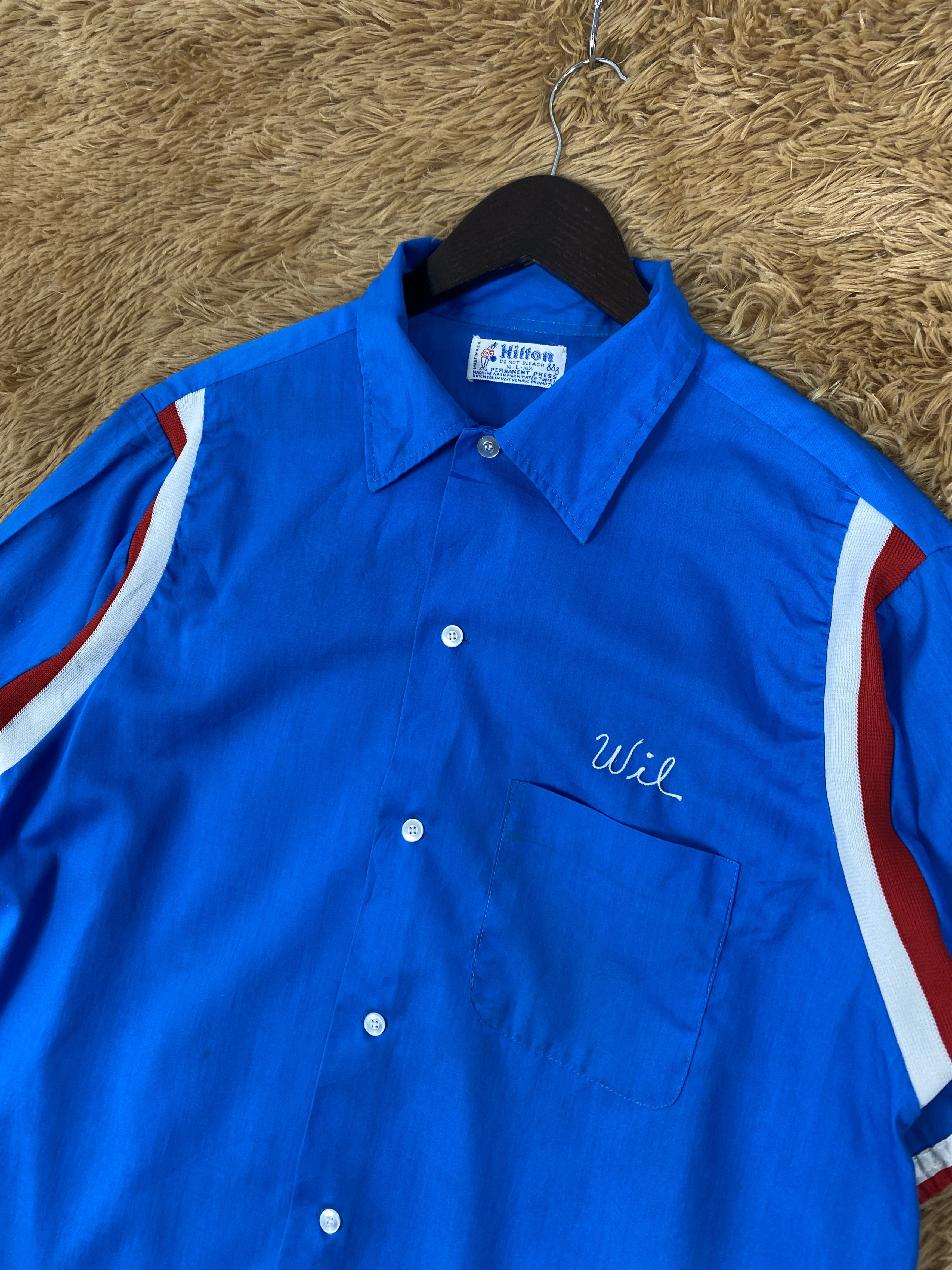 Vintage Vintage Hilton Button Up Shirts PS0184 Size US L / EU 52-54 / 3 - 3 Thumbnail